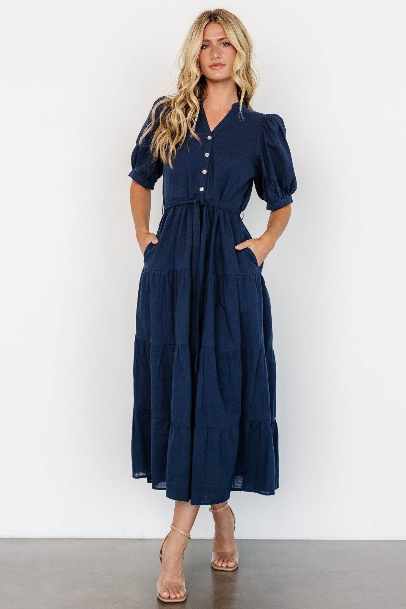 Camille Maxi Dress | Navy Discount Best