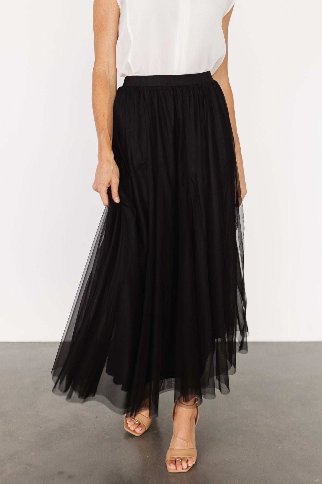 Mila Tulle Skirt | Black Free Shipping Pices