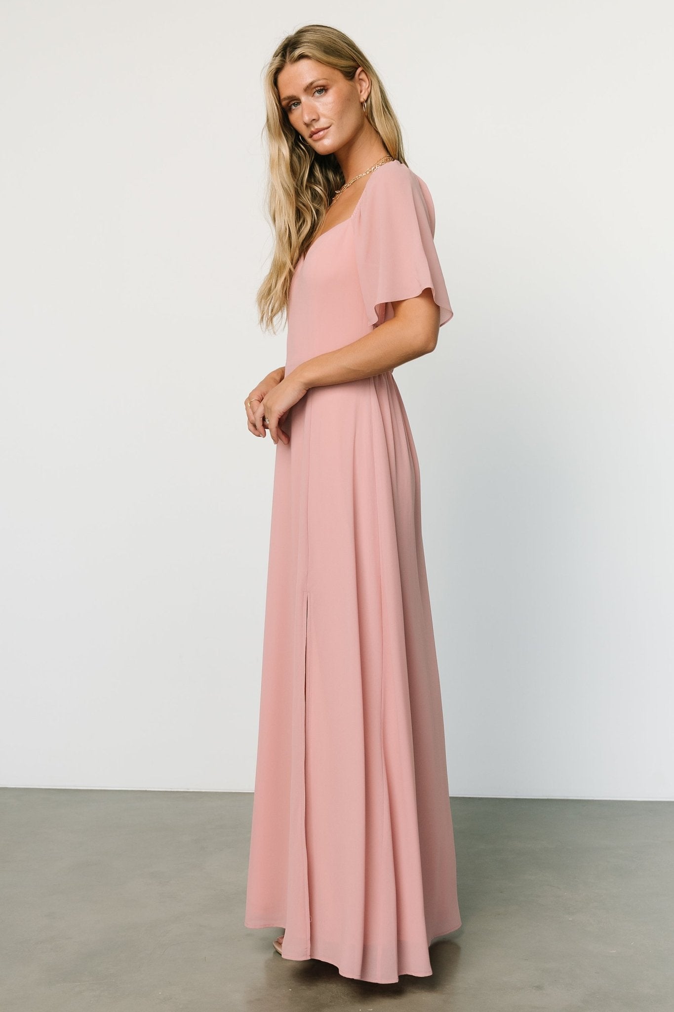 Sierra Sweetheart Maxi Dress | Blush Free Shipping Footlocker Finishline