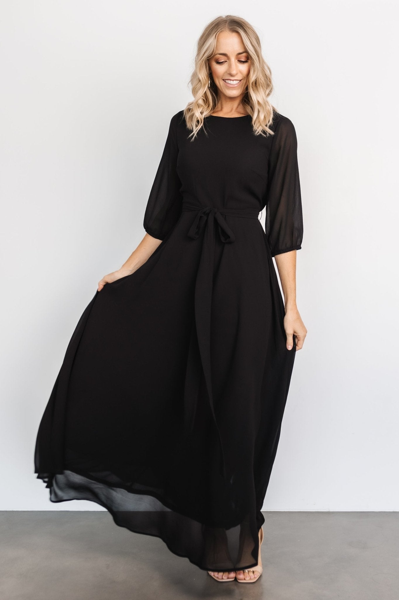 Rebecca Maxi Dress | Black Sale Online Cheap