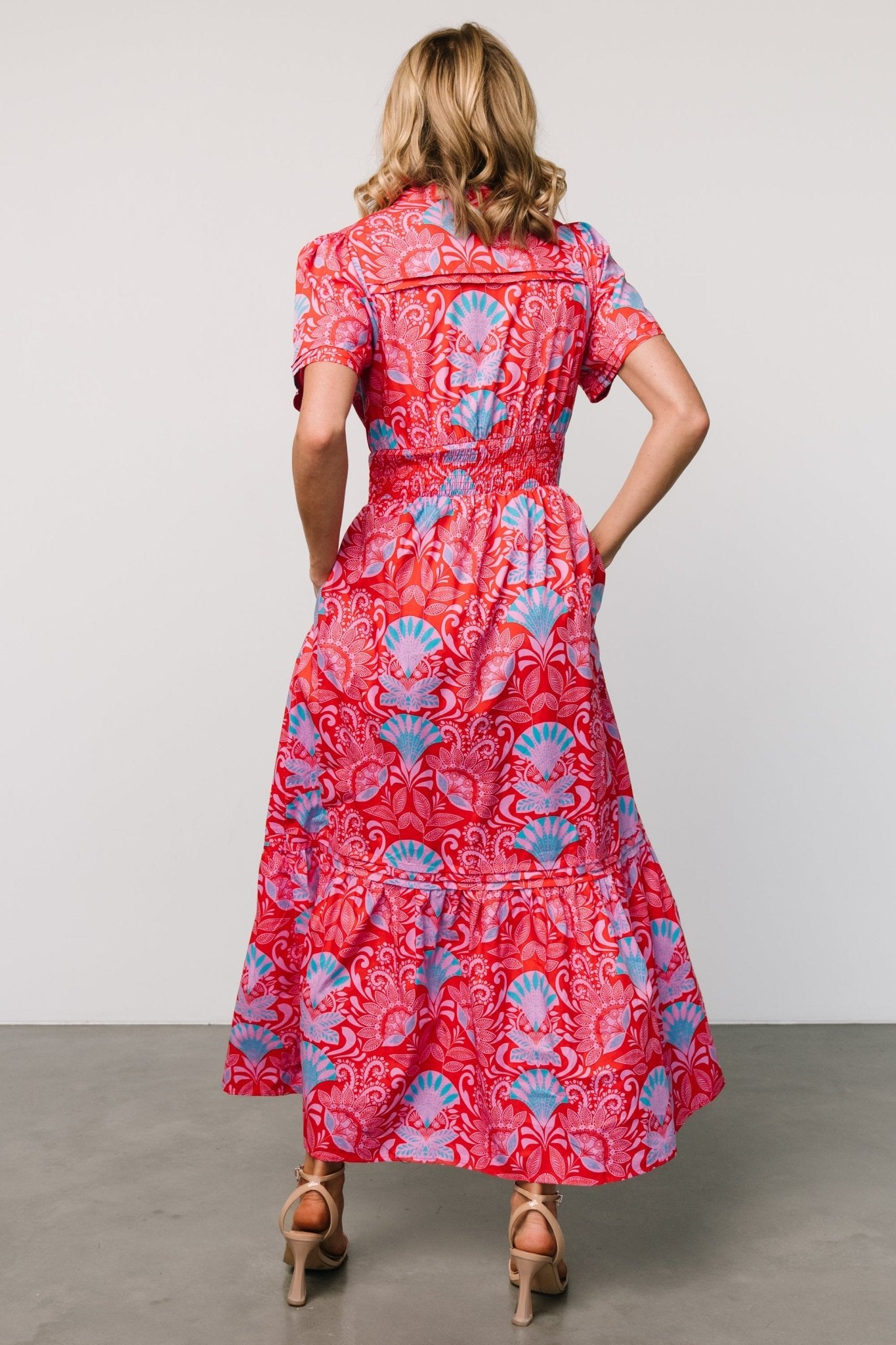 Vera Maxi Dress | Red Multi Print Buy Cheap Comfortable