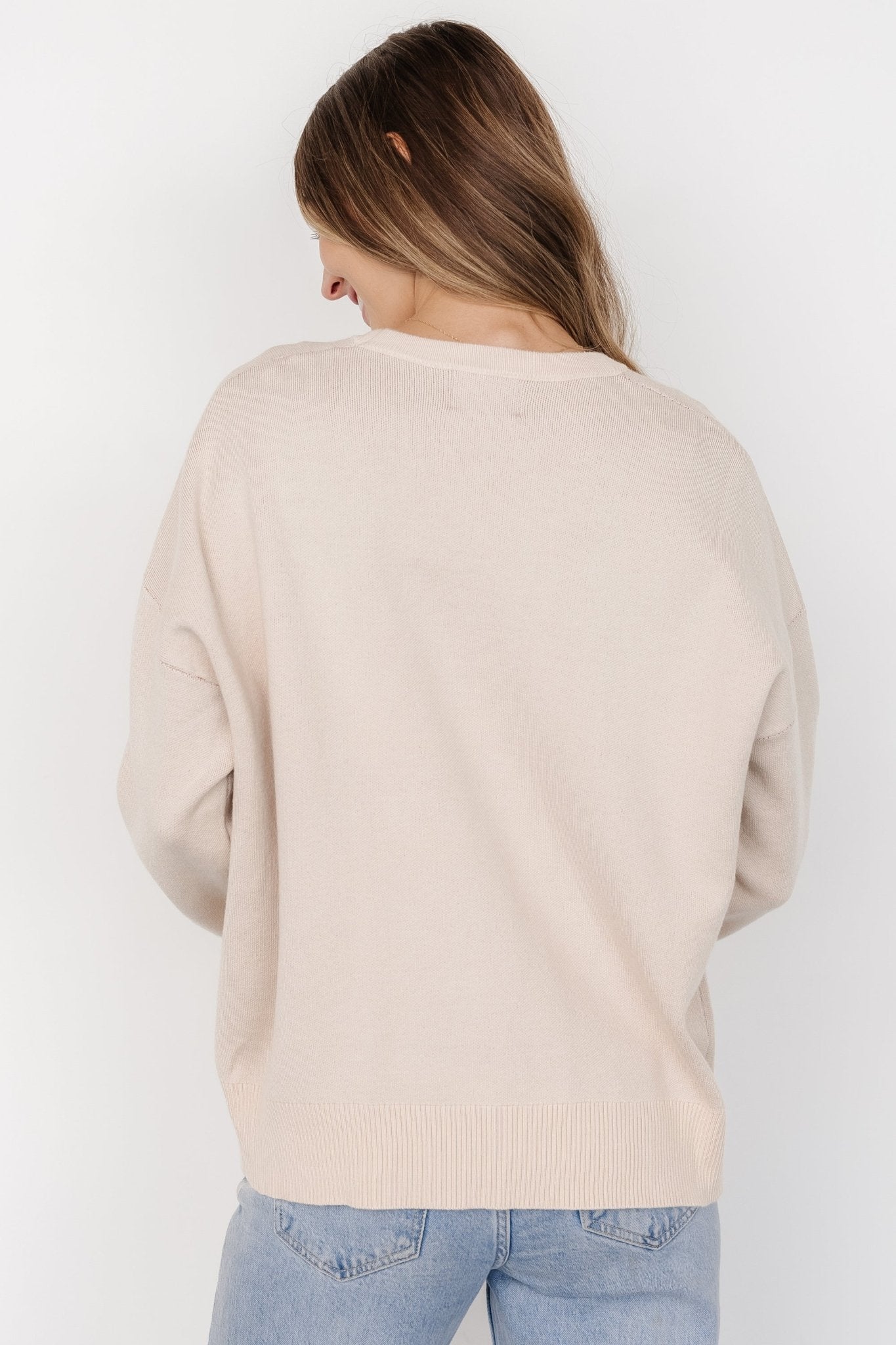 Brady Sweater | Cream Cheap Manchester