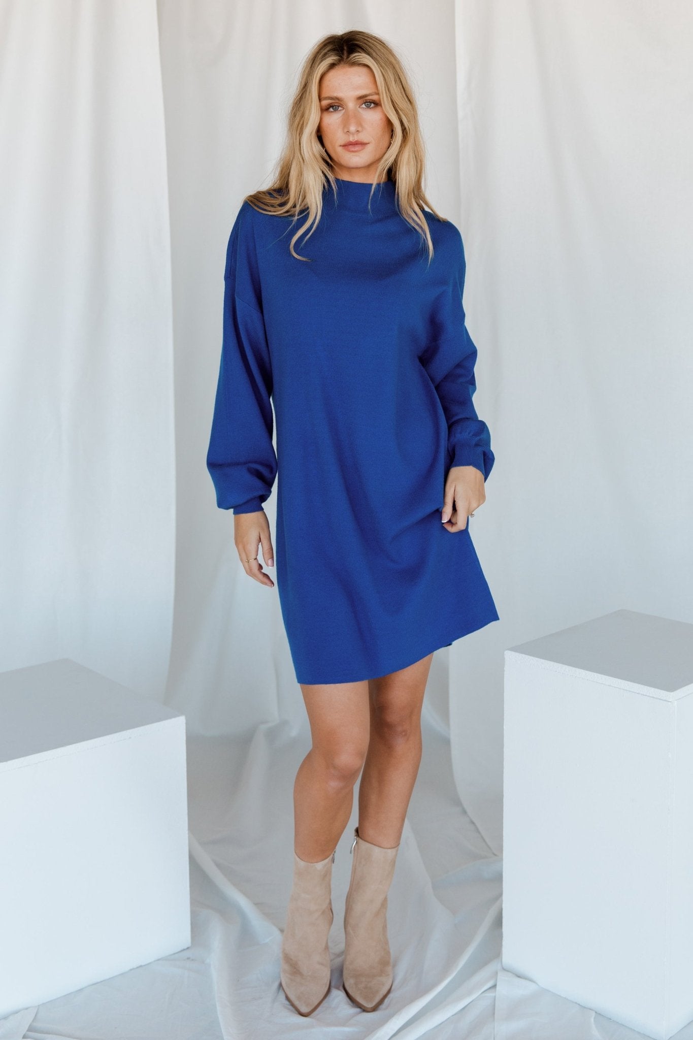 Jennings Sweater Dress | Cobalt Blue Buy Cheap Recommend