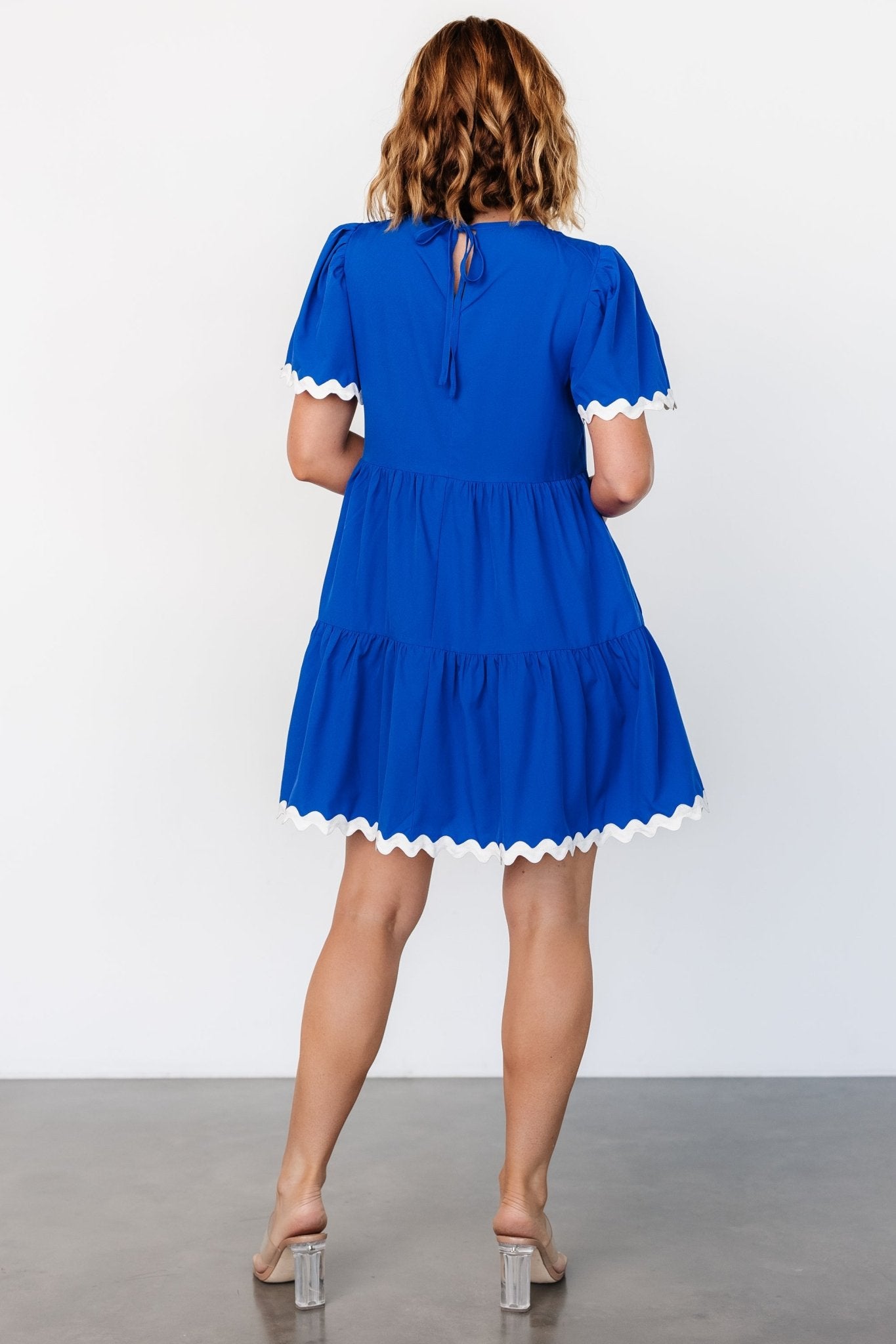 Astra Short Dress | Royal Blue Clearance Fashionable