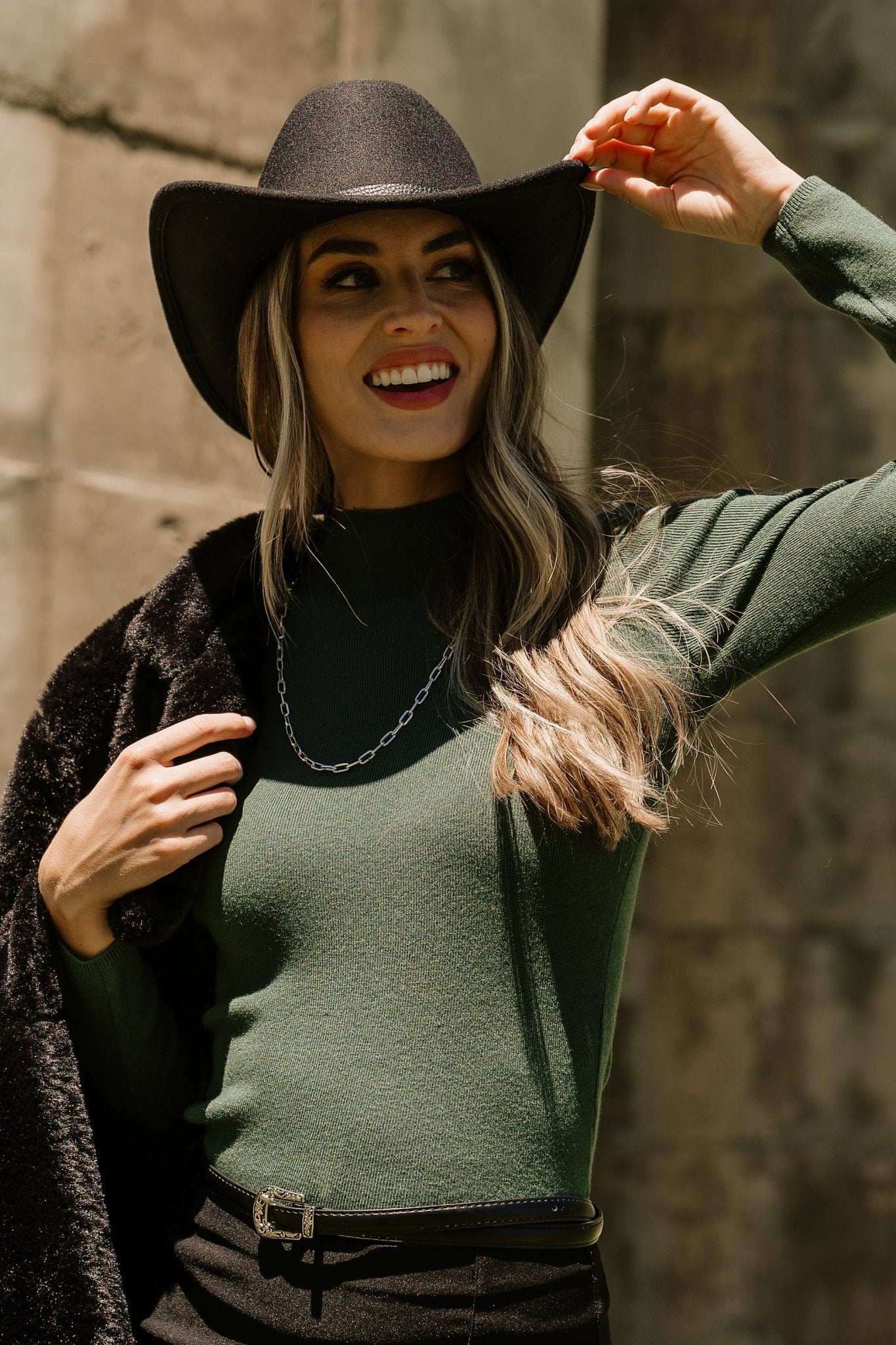 Frances Knit Top | Green Manchester Great Sale Cheap Online