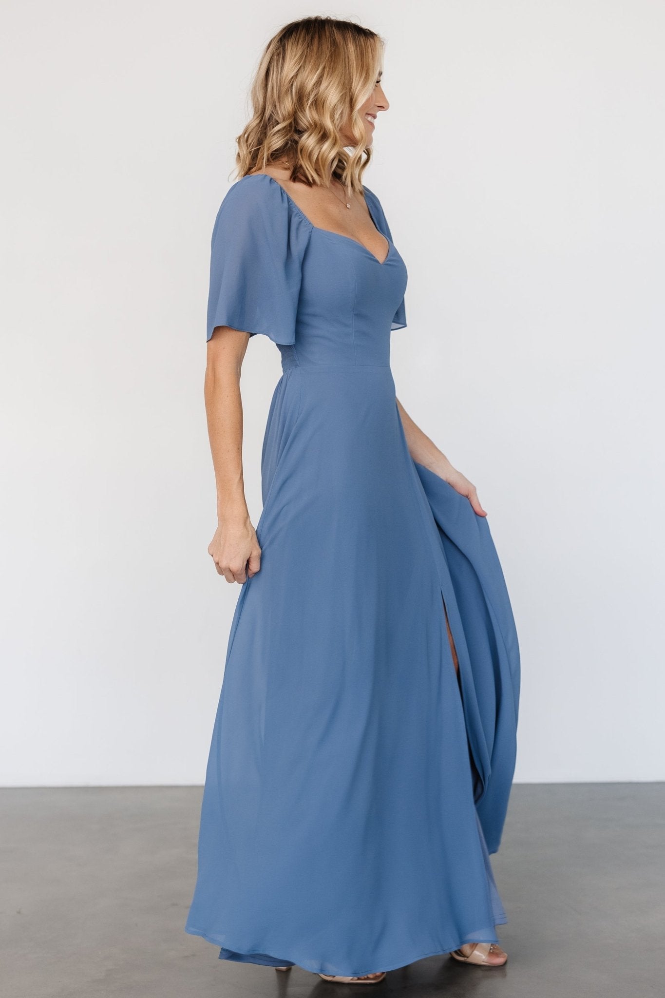 Sierra Sweetheart Maxi Dress | Whisper Blue Buy Cheap 100% Guaranteed