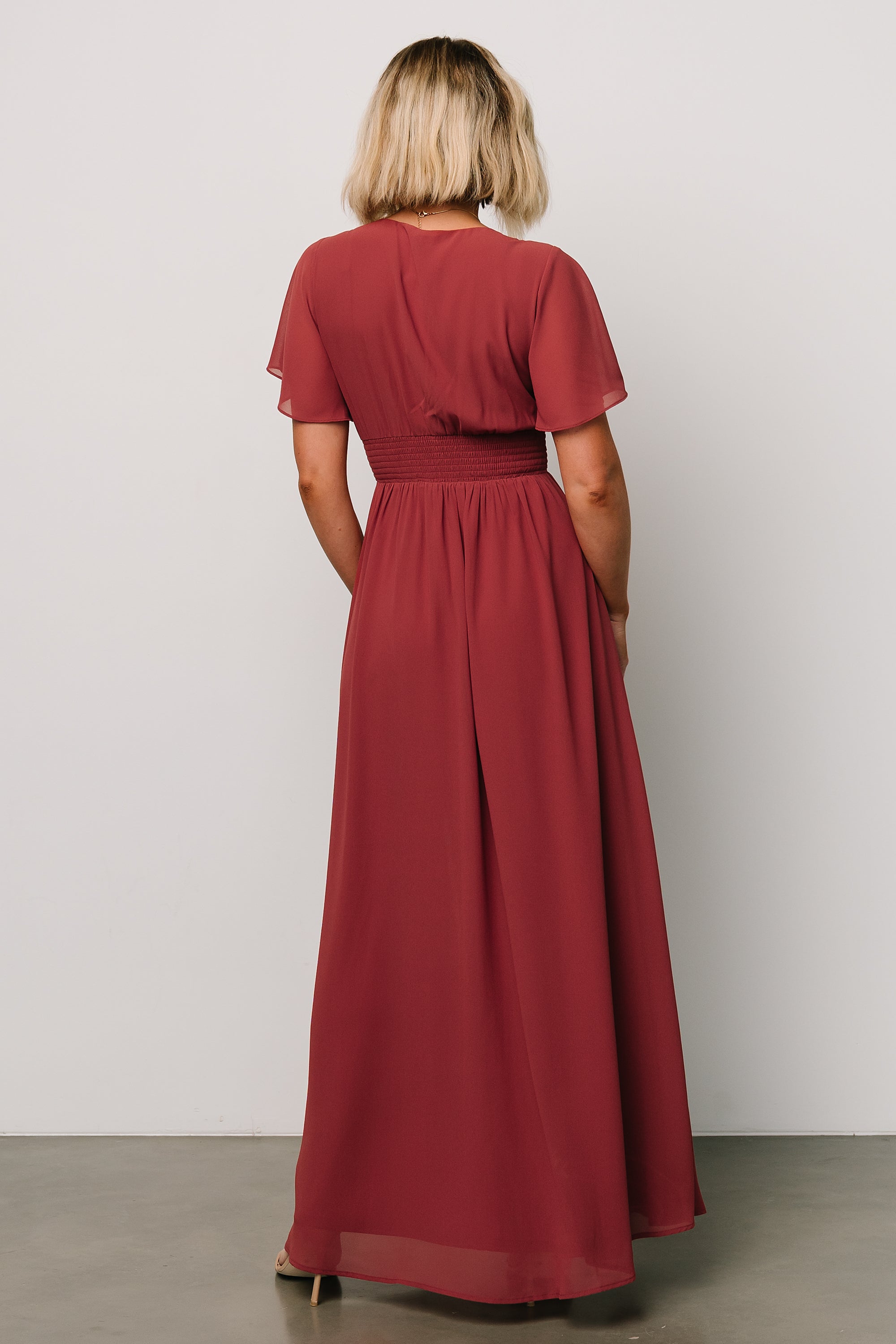 Ramona Maxi Dress | Terracotta Buy Cheap Clearance