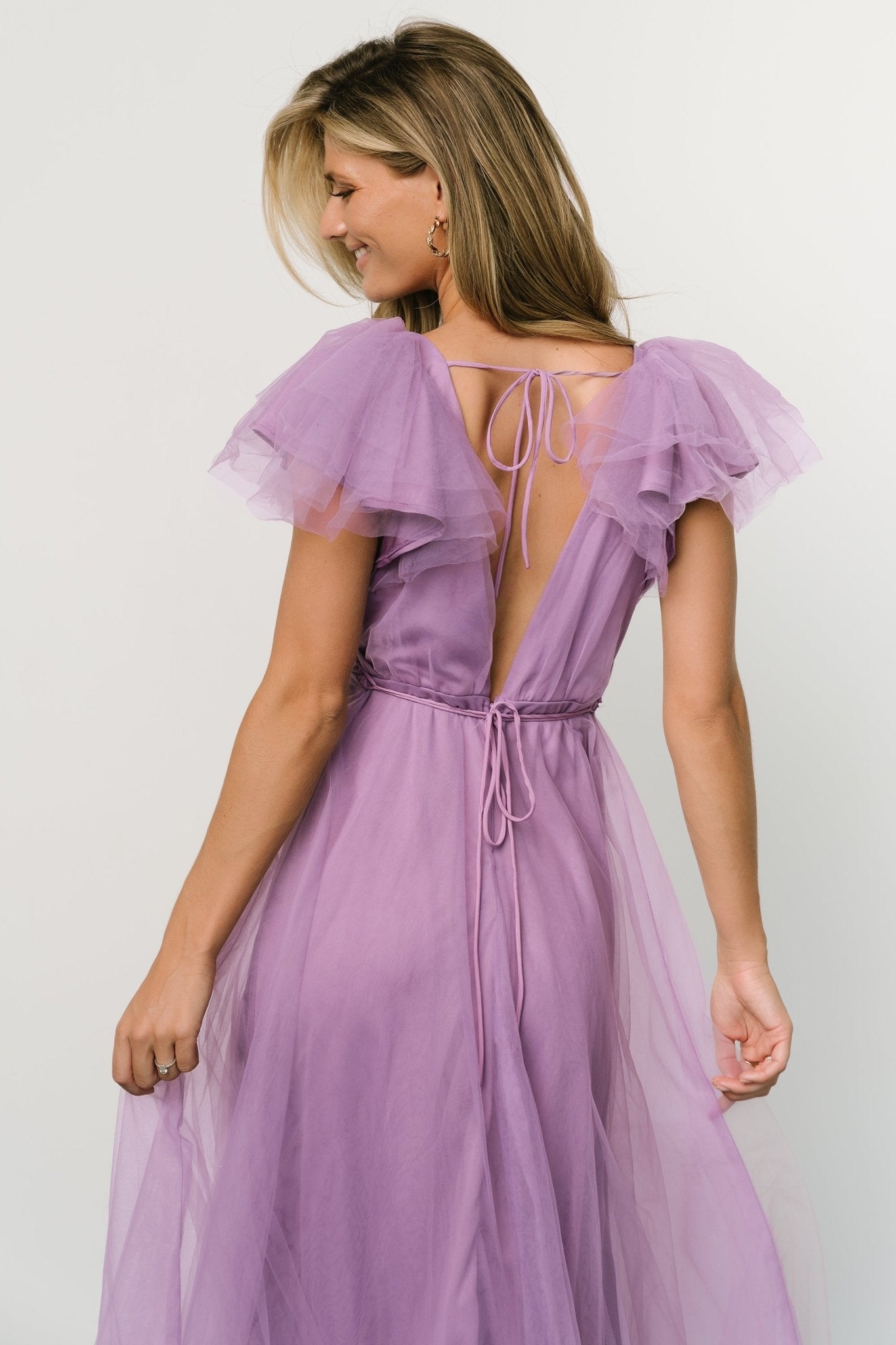 Annabella Tulle Dress | Lavender Cheap Sale Huge Surprise