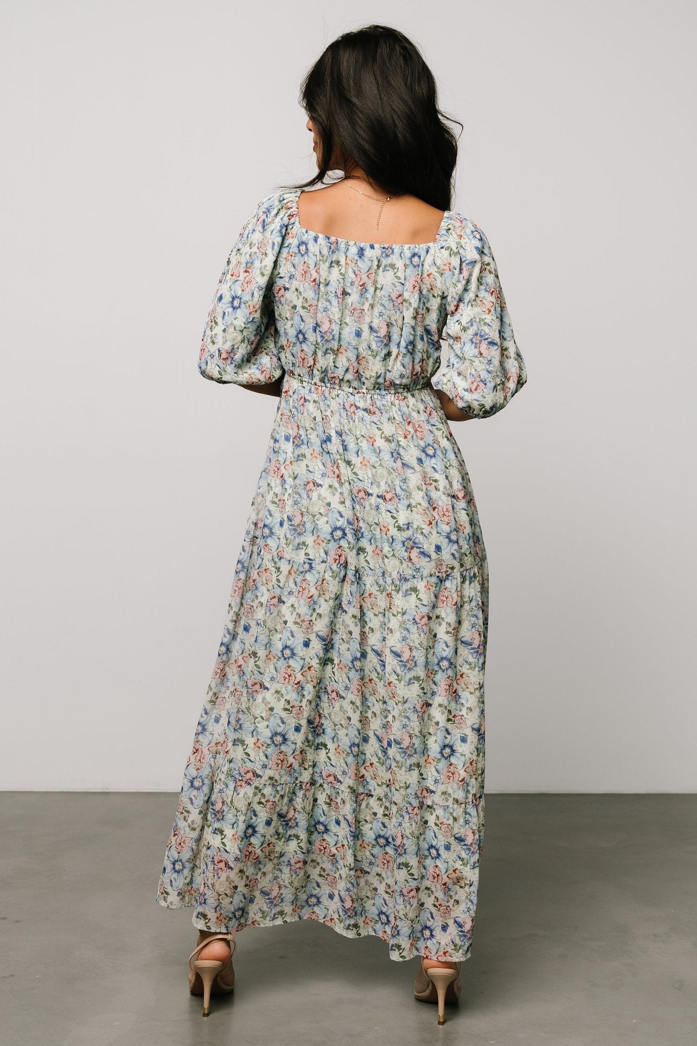 Ginny Maxi Dress | Light Green Floral Sale Cheap Pice