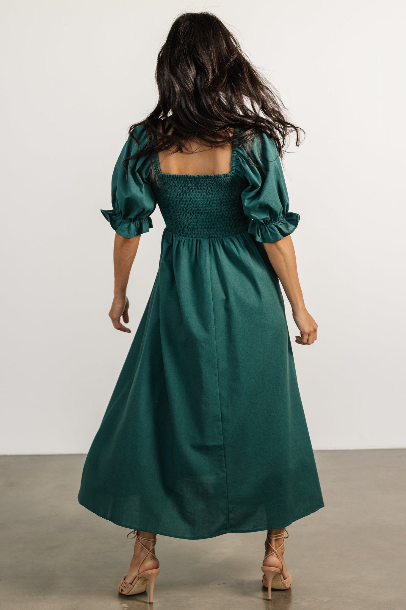 Britton Midi Dress | Evergreen Cheap Hot Sale