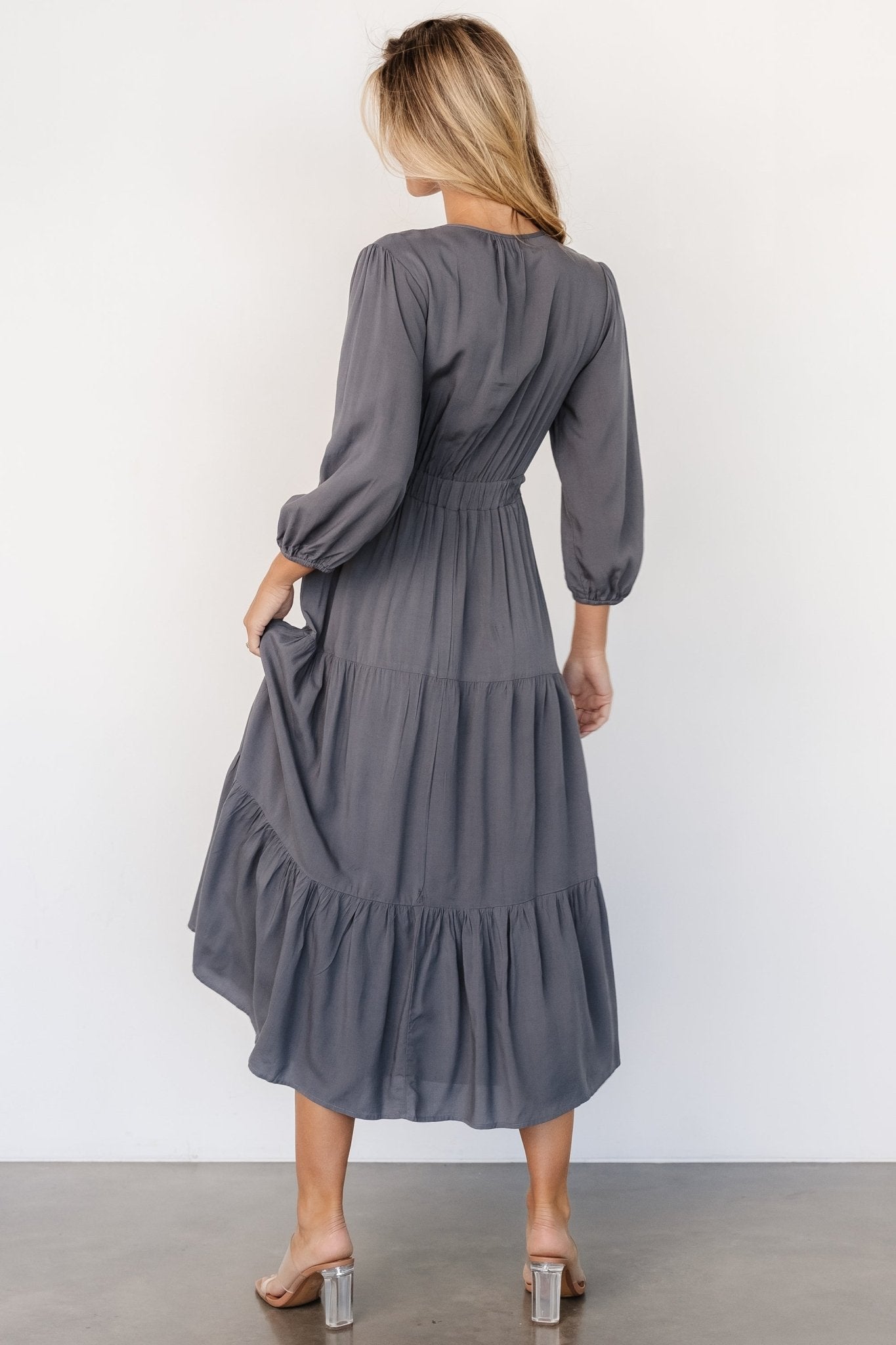 Antonia Dress | Dark Gray Cheap Sale Free Shipping