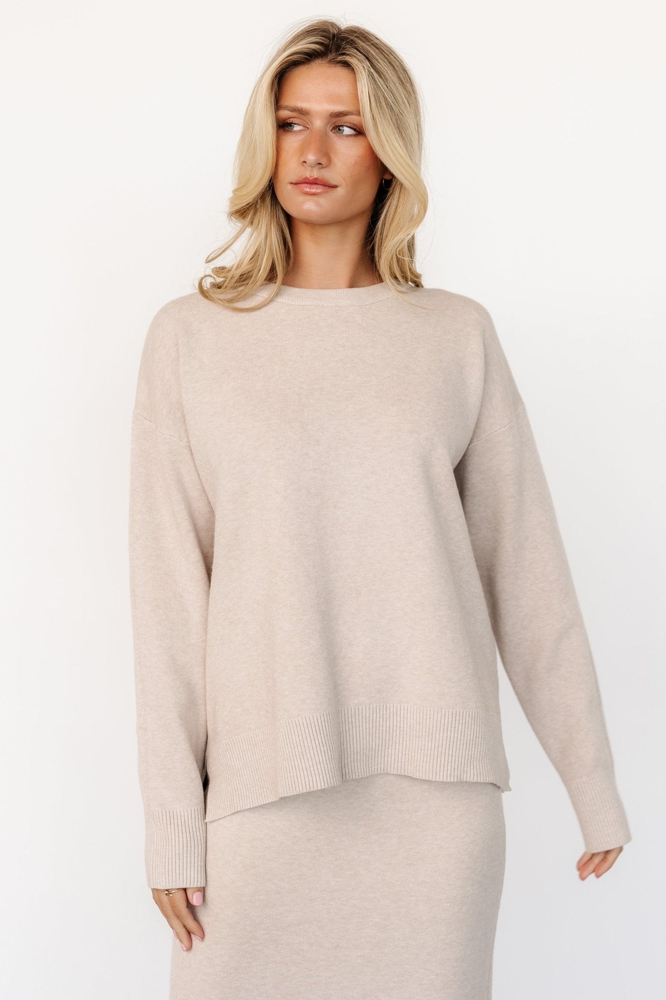 Laurent Sweater | Taupe Clearance Explore