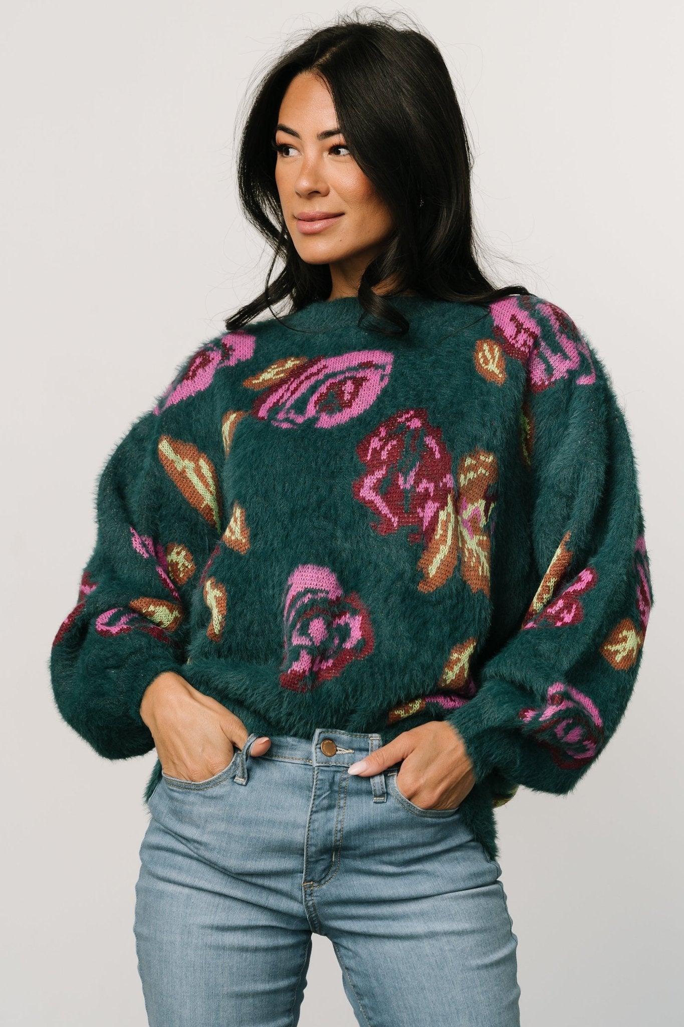 Ryder Sweater | Jade Multi Floral Recommend Online