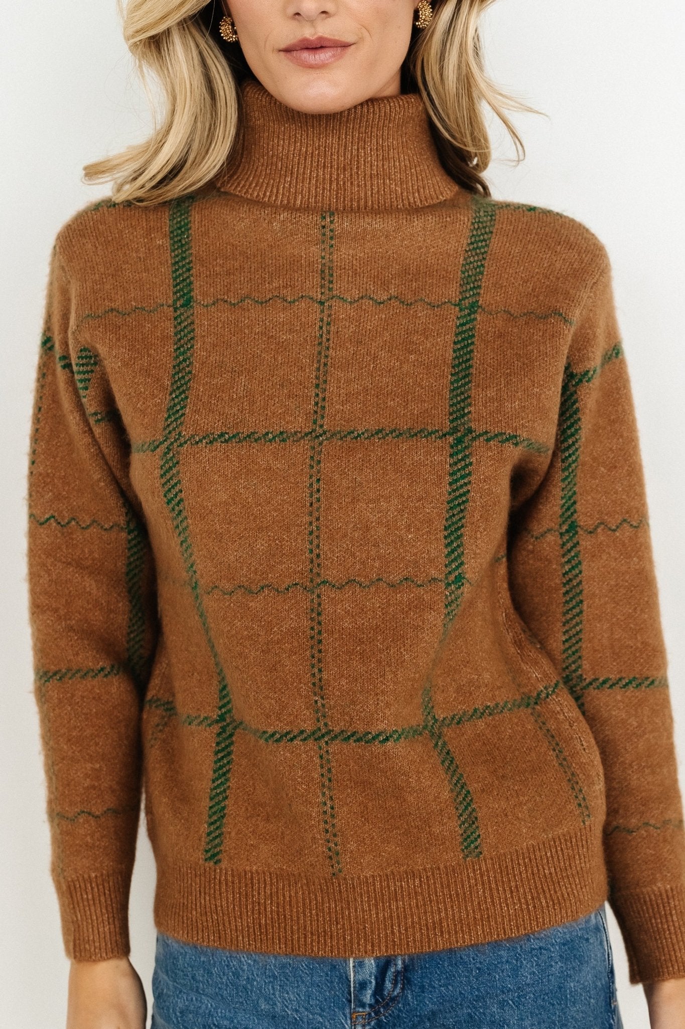 Arden Turtleneck Sweater | Camel Marketable Sale Online