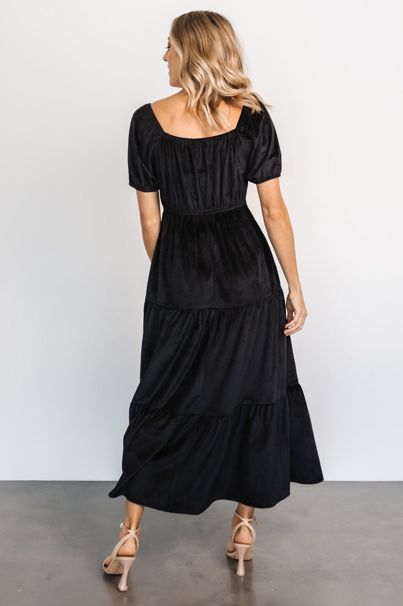 Kenli Velvet Maxi Dress | Black Cheap Sale Newest