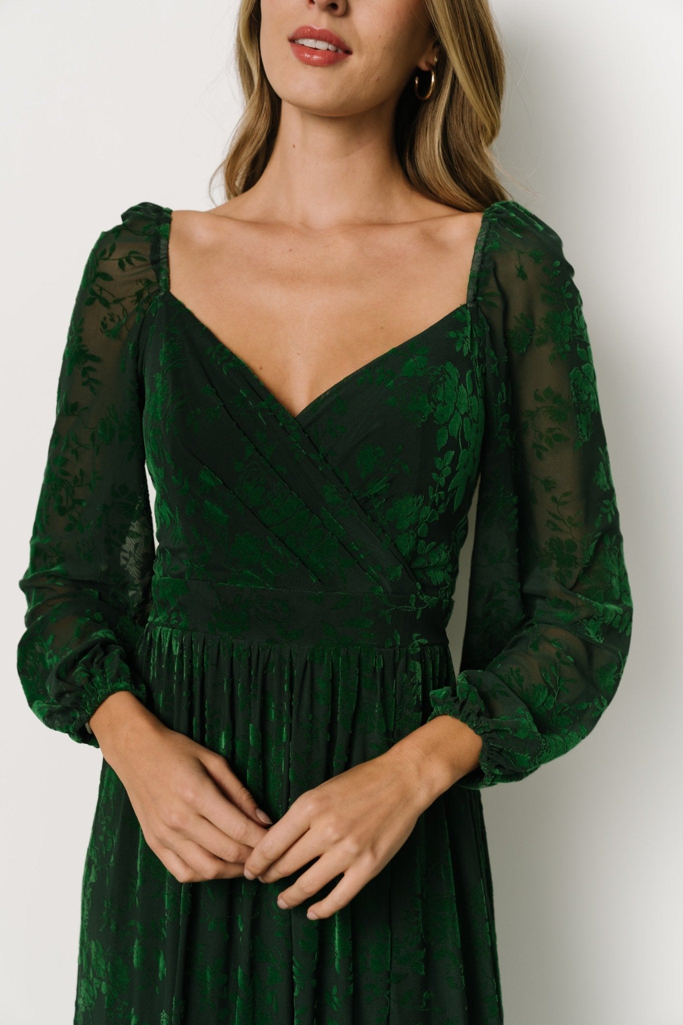 Mable Velvet Maxi Dress | Green Clearance Fast Delivery