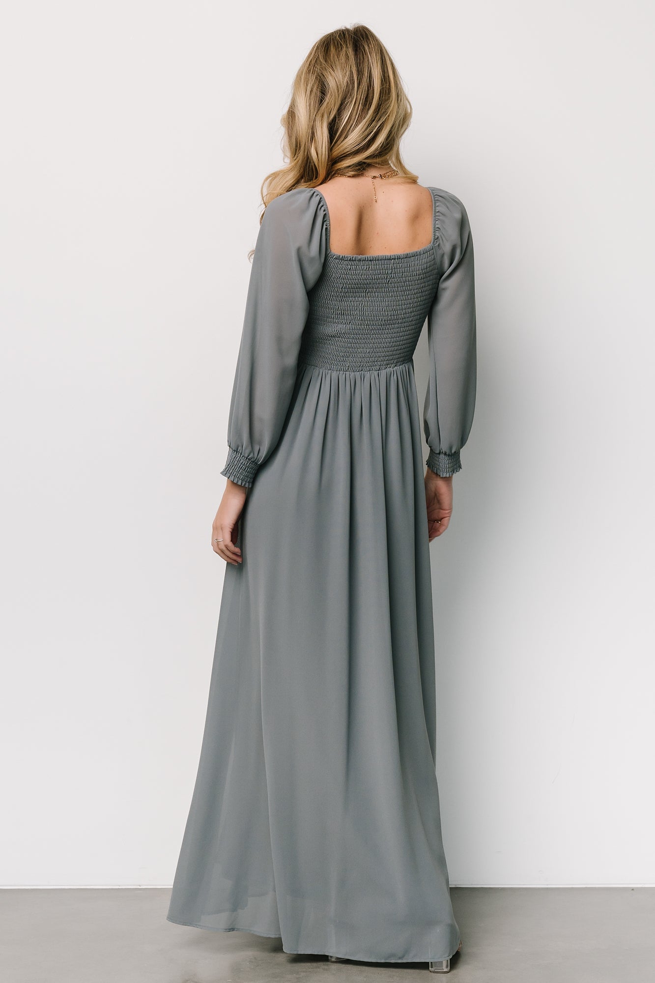 Giselle Maxi Dress | Dusty Blue For Sale Official Site