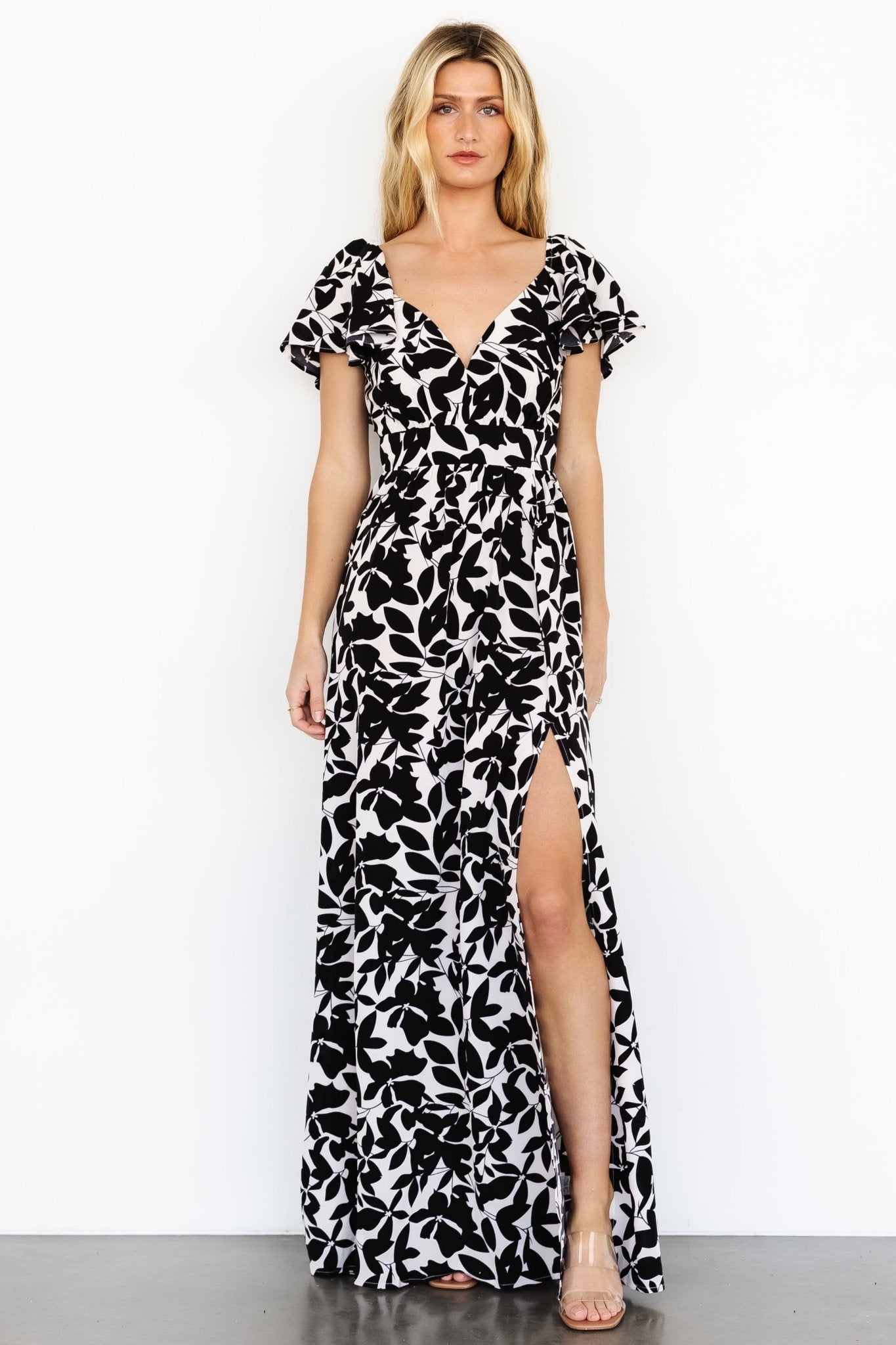 Adira Maxi Dress | Black Floral Discount Great Deals