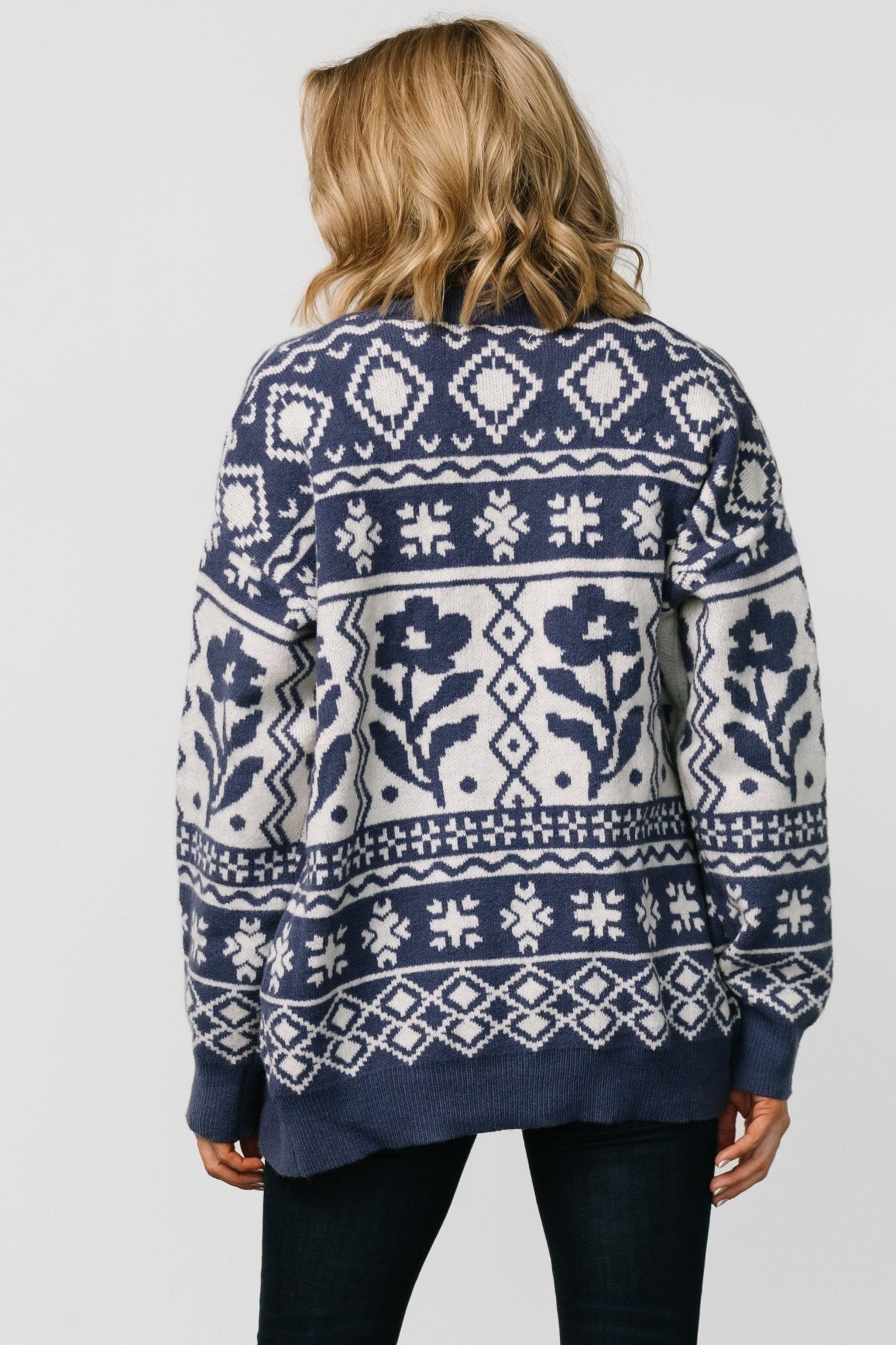 Jackson Oversized Cardigan | Slate Print Free Shipping Big Discount