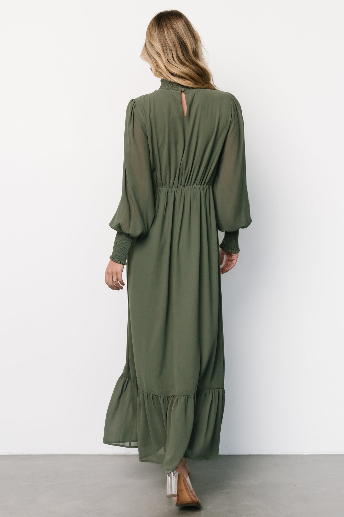 Luciana Maxi Dress | Dark Sage For Cheap Cheap Online