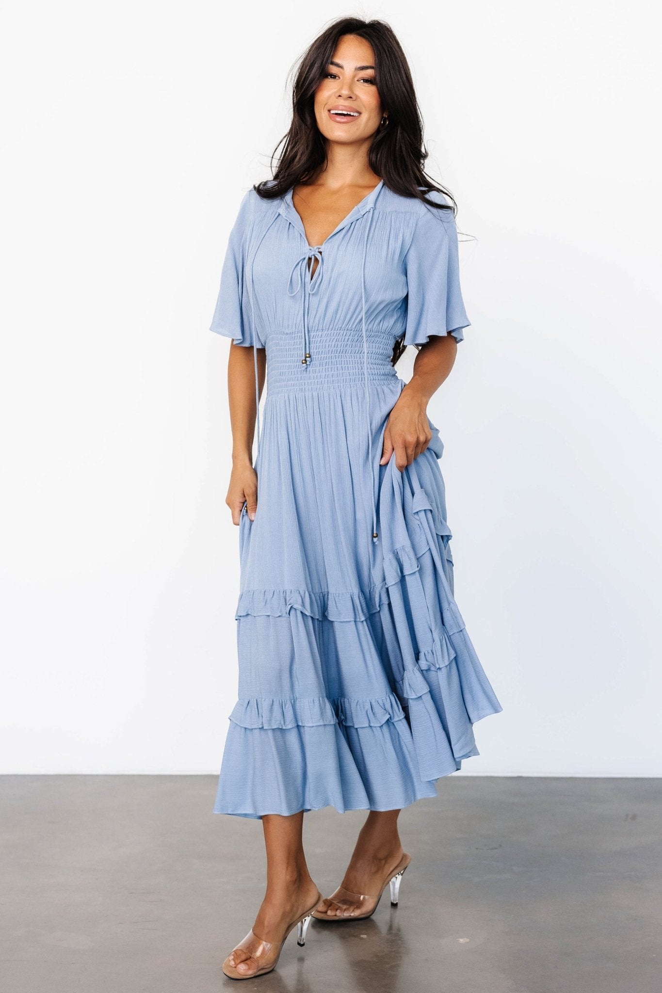 Spell Boho Midi Dress | Whisper Blue Browse