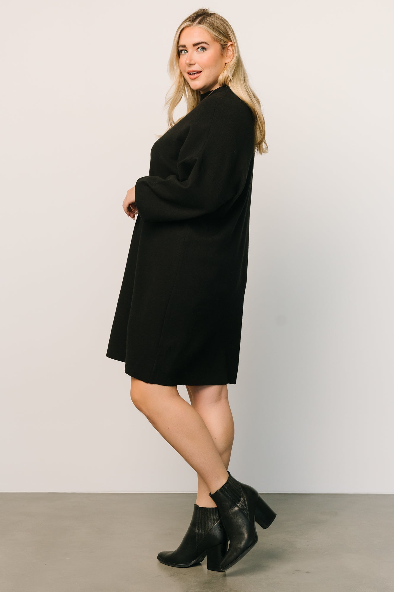 Jennings Sweater Dress | Black Outlet Clearance Store