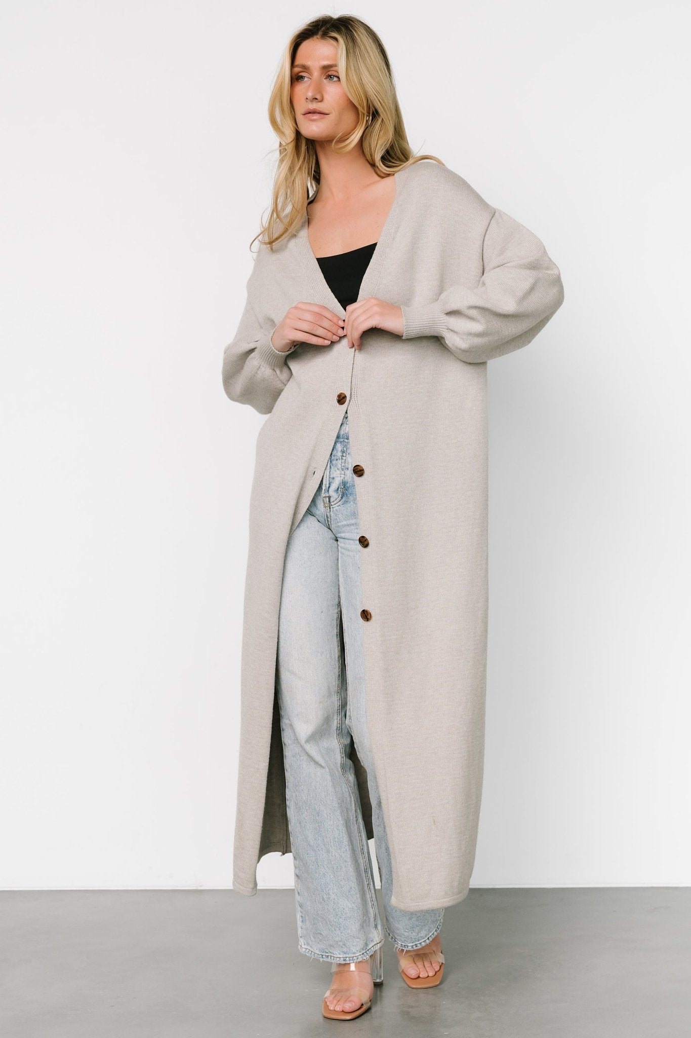 Ethel Long Cardigan | Gray Free Shipping Pick A Best