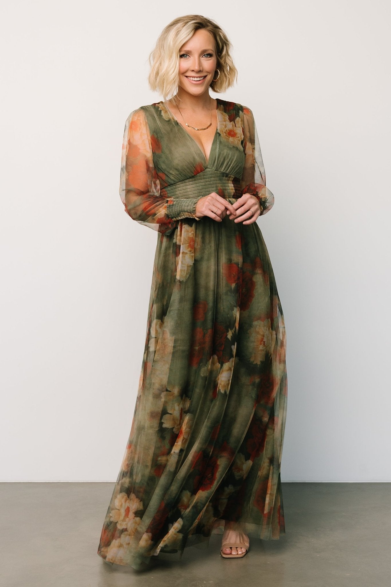 Layla Tulle Maxi Dress | Olive + Rust Buy Cheap Perfect