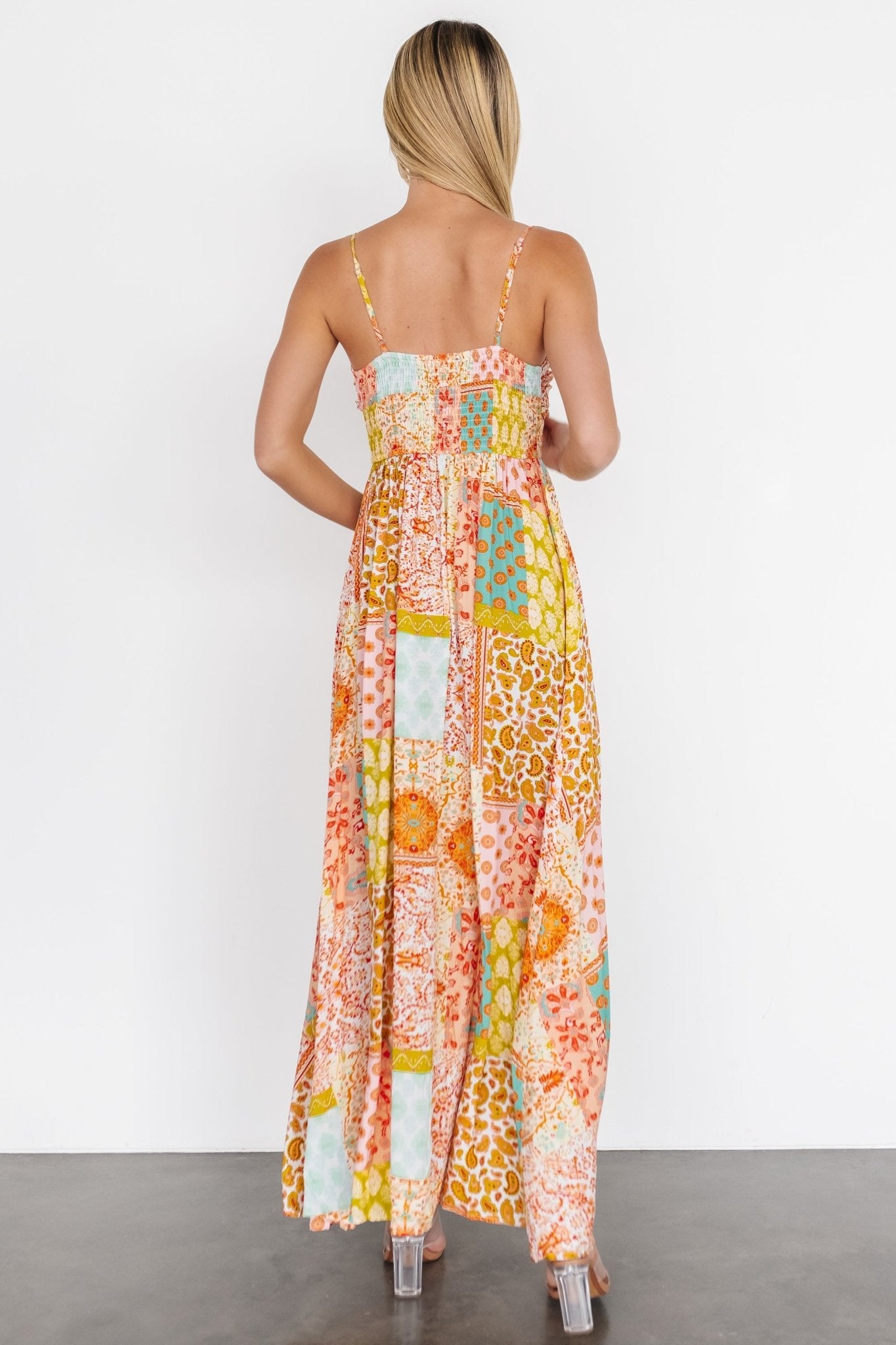 Kamari Tank Maxi Dress | Multi Print Cheap Sale Visit New