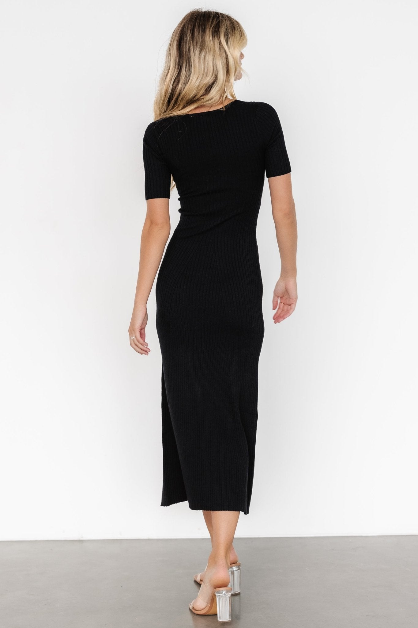 Keren Ribbed Maxi Dress | Black Footlocker Cheap Online