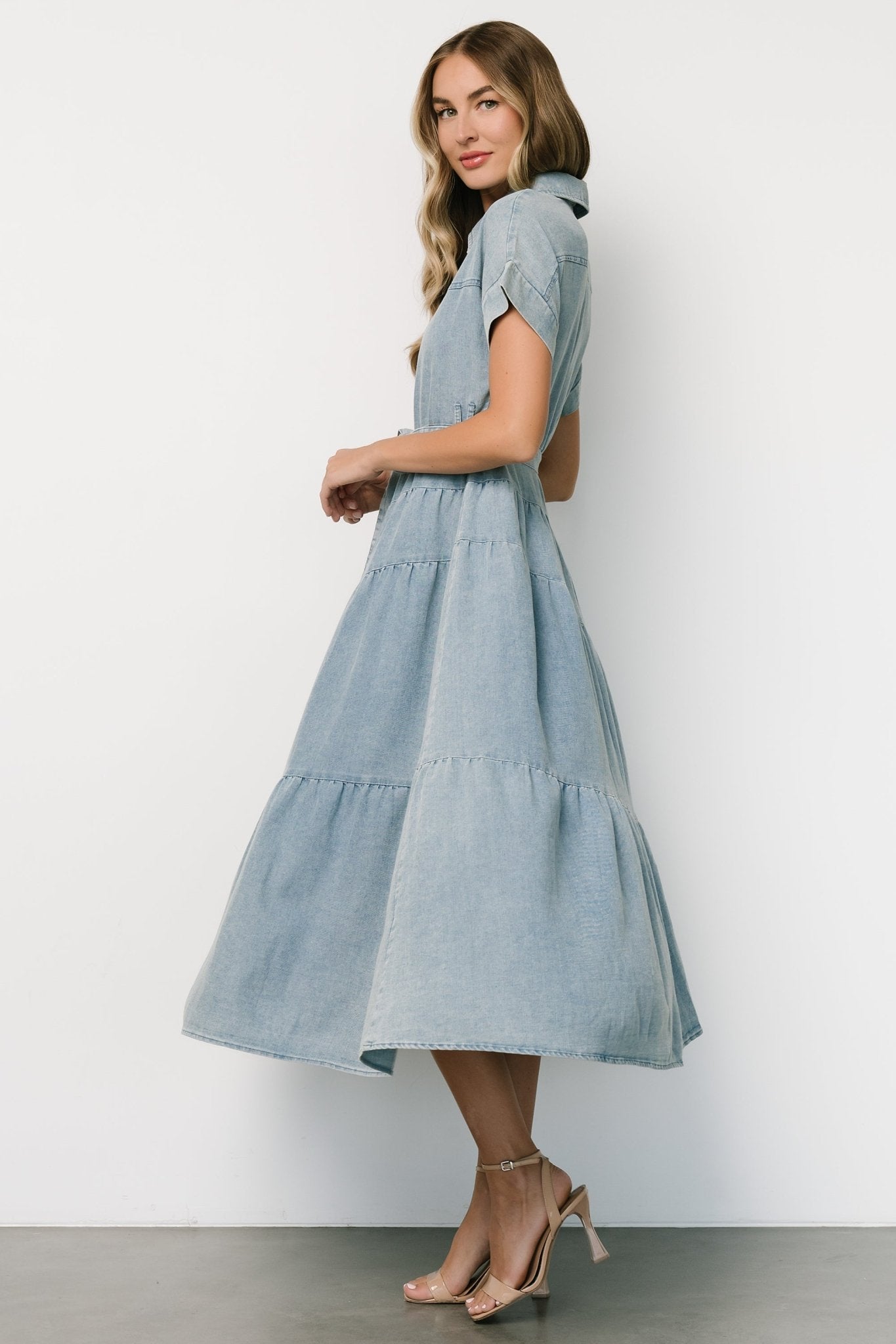 Logan Button Up Dress | Denim Cheap Good Selling