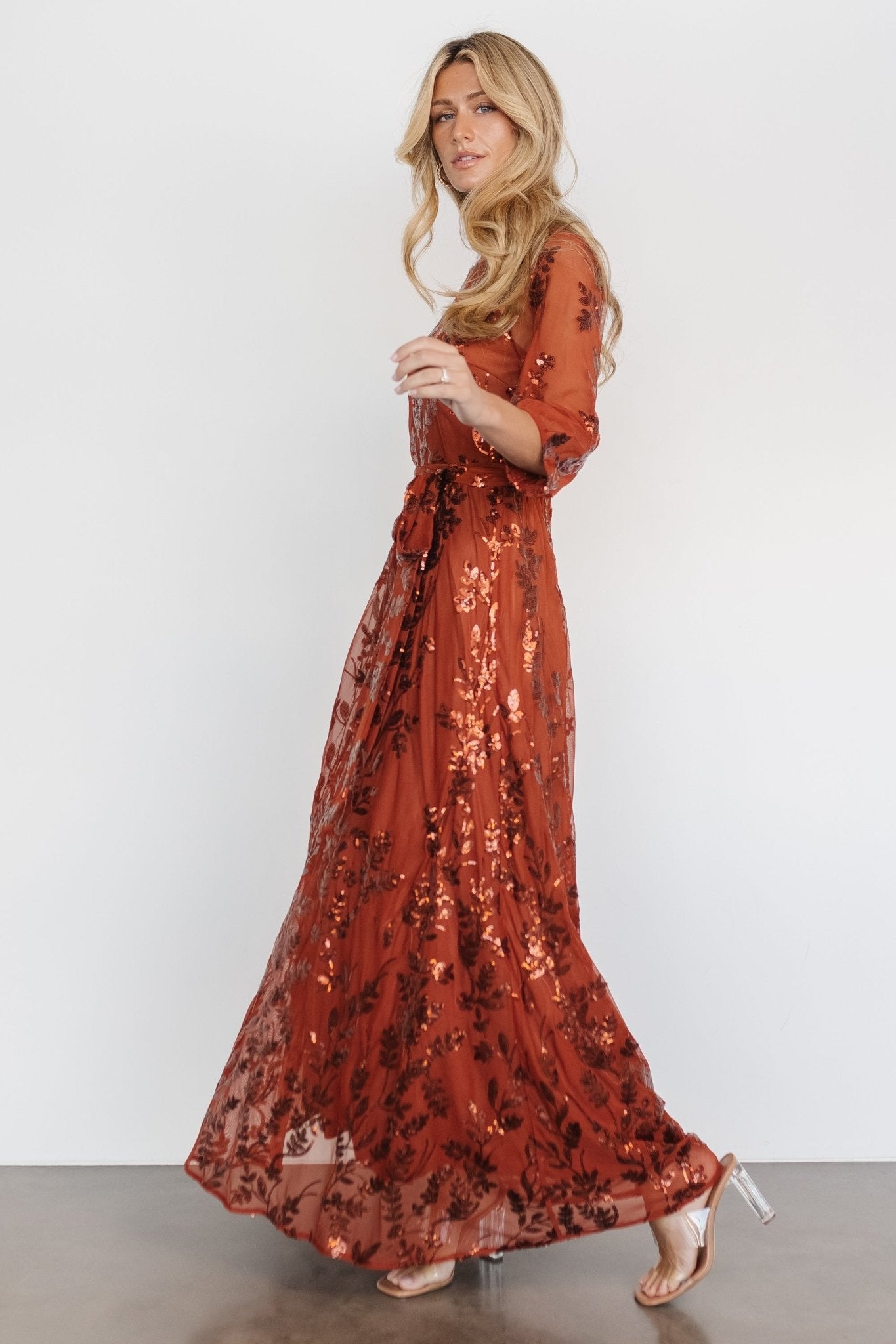 Destiny Sequin Maxi Dress | Cinnamon Big Discount Cheap Pice