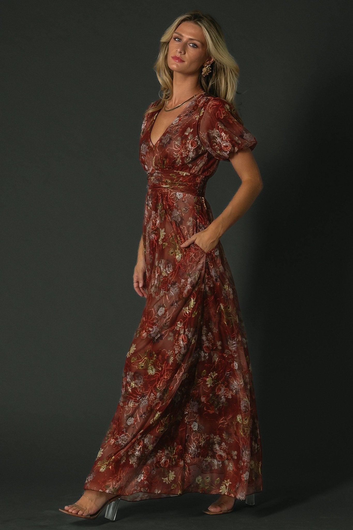 Ardley Maxi Dress | Rust Multi Floral The Best Store To Get