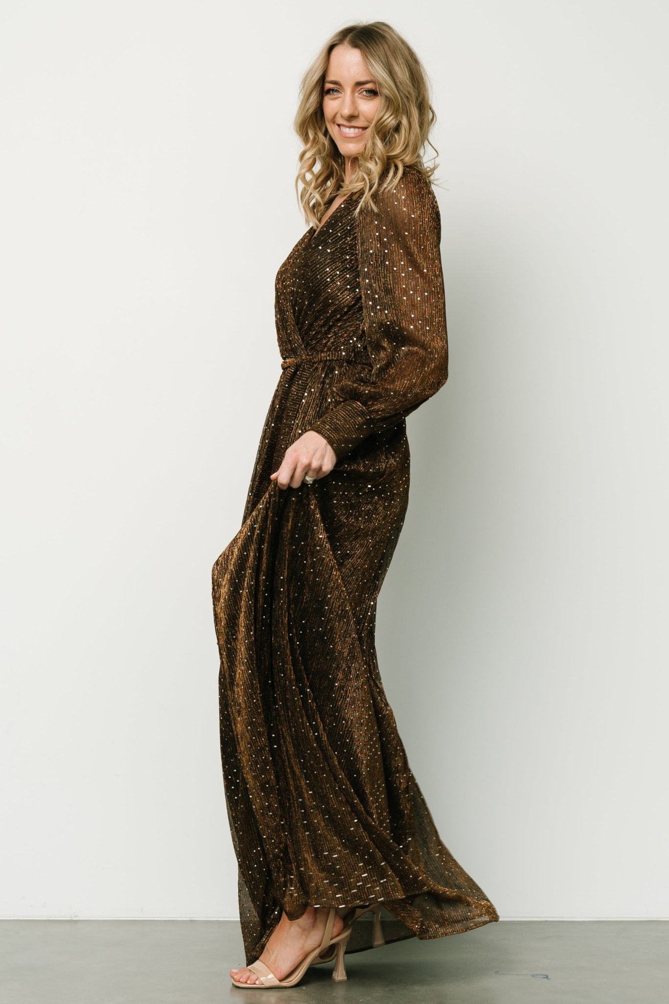 Abigail Sparkle Gown | Bronze Discount Collections