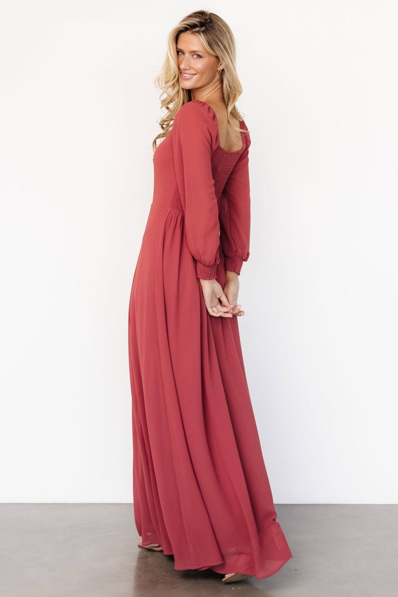 Giselle Maxi Dress | Terracotta Buy Cheap 2025