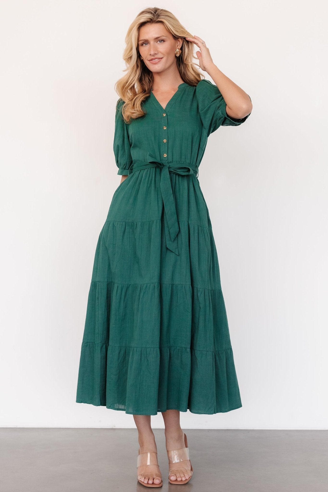 Camille Maxi Dress | Vintage Green Outlet New Arrival