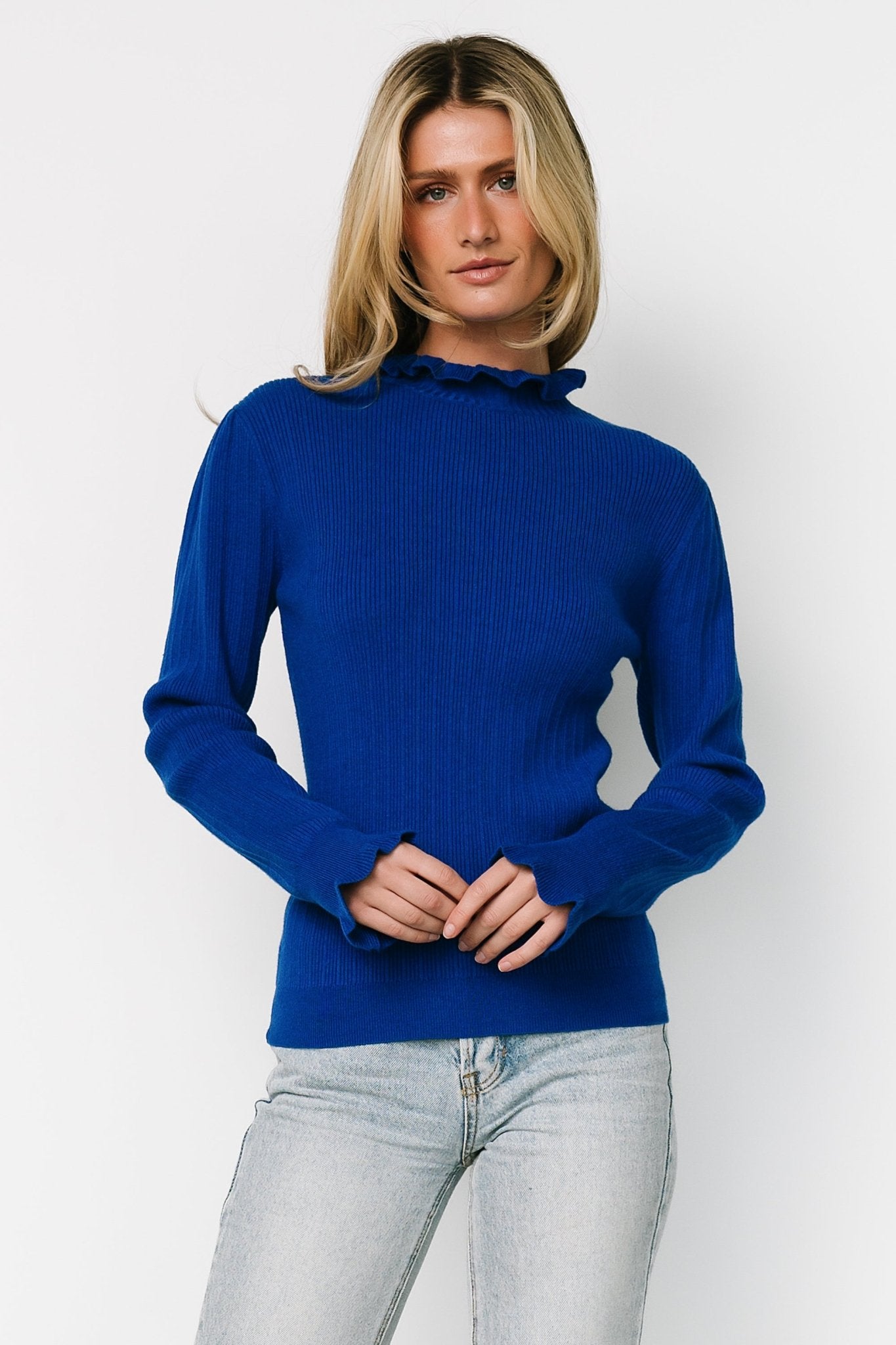 Olympia Sweater Top | Cobalt Supply Online