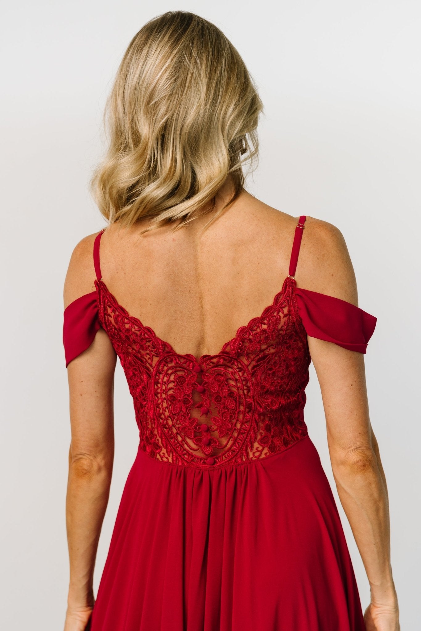 Bianca Lace Maxi Dress | Crimson Buy Cheap Tumblr