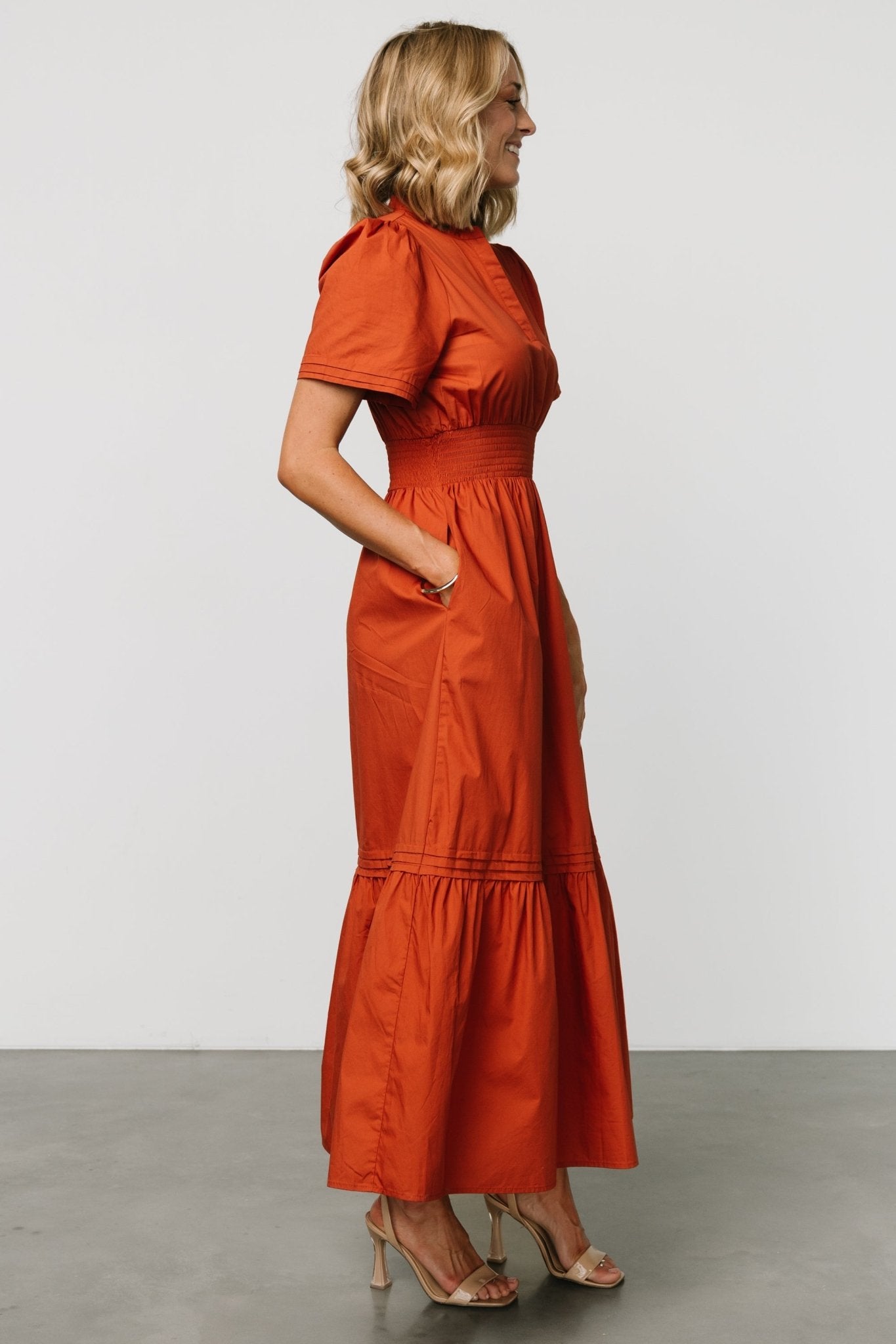 Vera Maxi Dress | Deep Rust 2025 Newest