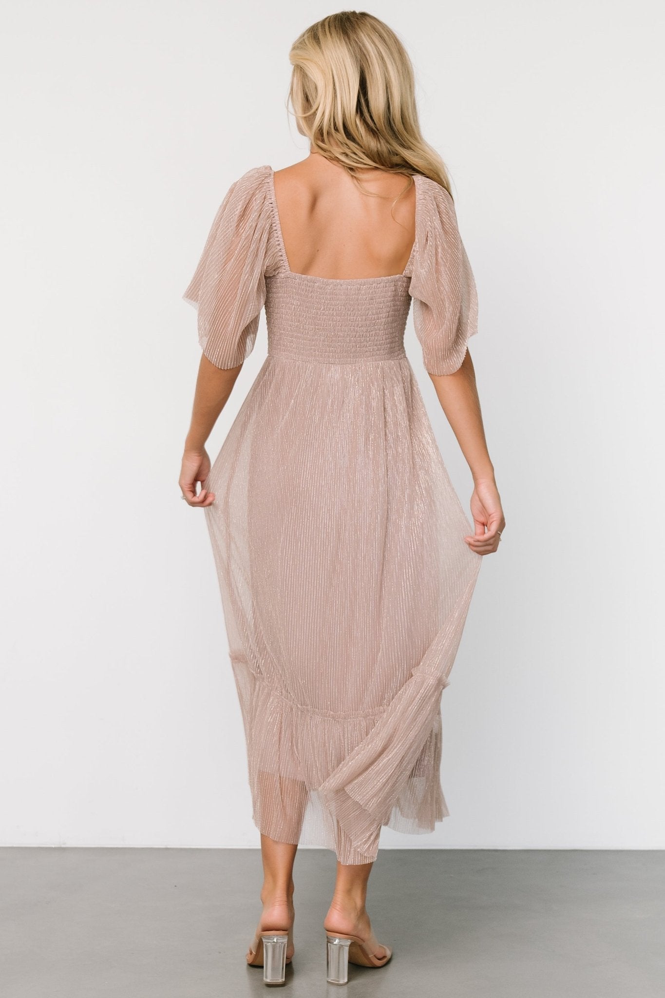 Elea Shimmer Dress | Vintage Rose Clearance Shop