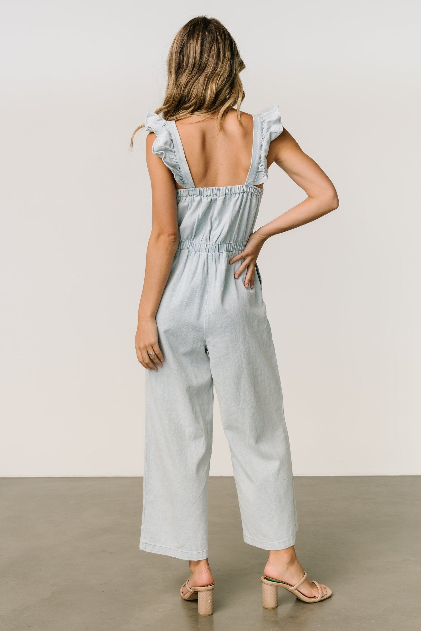 Madison Denim Jumpsuit | Blue With Paypal Free Shipping