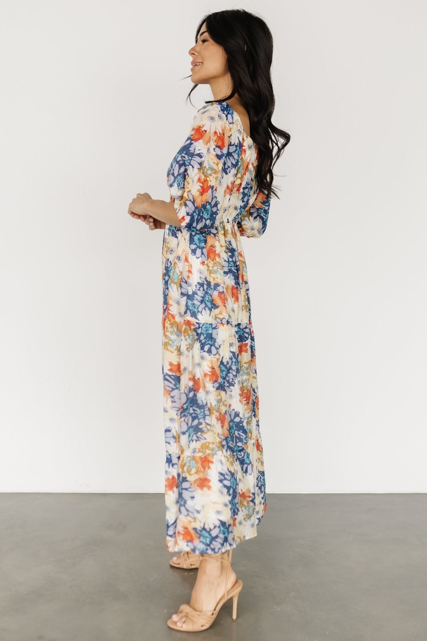 Denton Midi Dress | Blue Multi Sale Outlet Locations