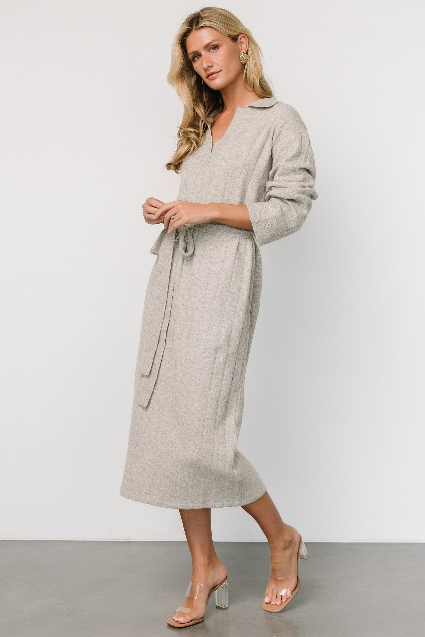 Barrie Sweater Dress | Gray Cheap From China