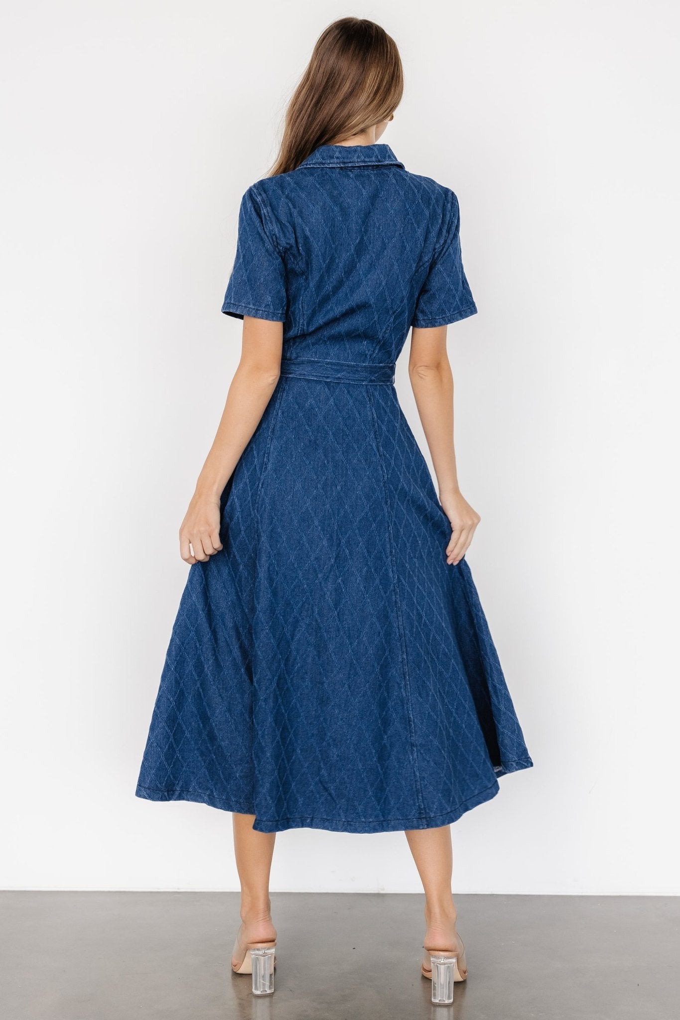 Sheryl Midi Dress | Denim Blue Buy Cheap Deals