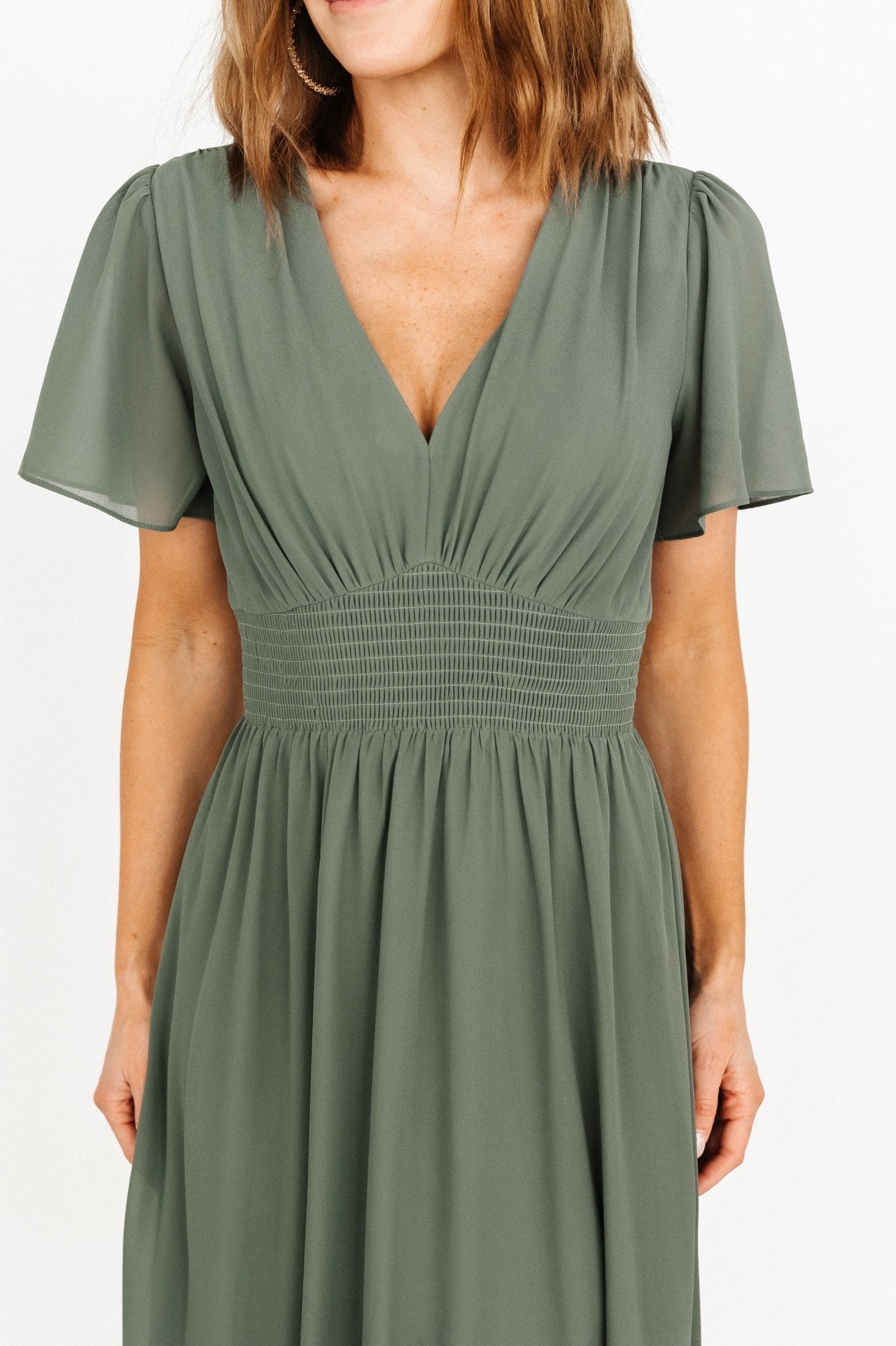 Birdie Maxi Dress | Dark Sage Outlet Exclusive