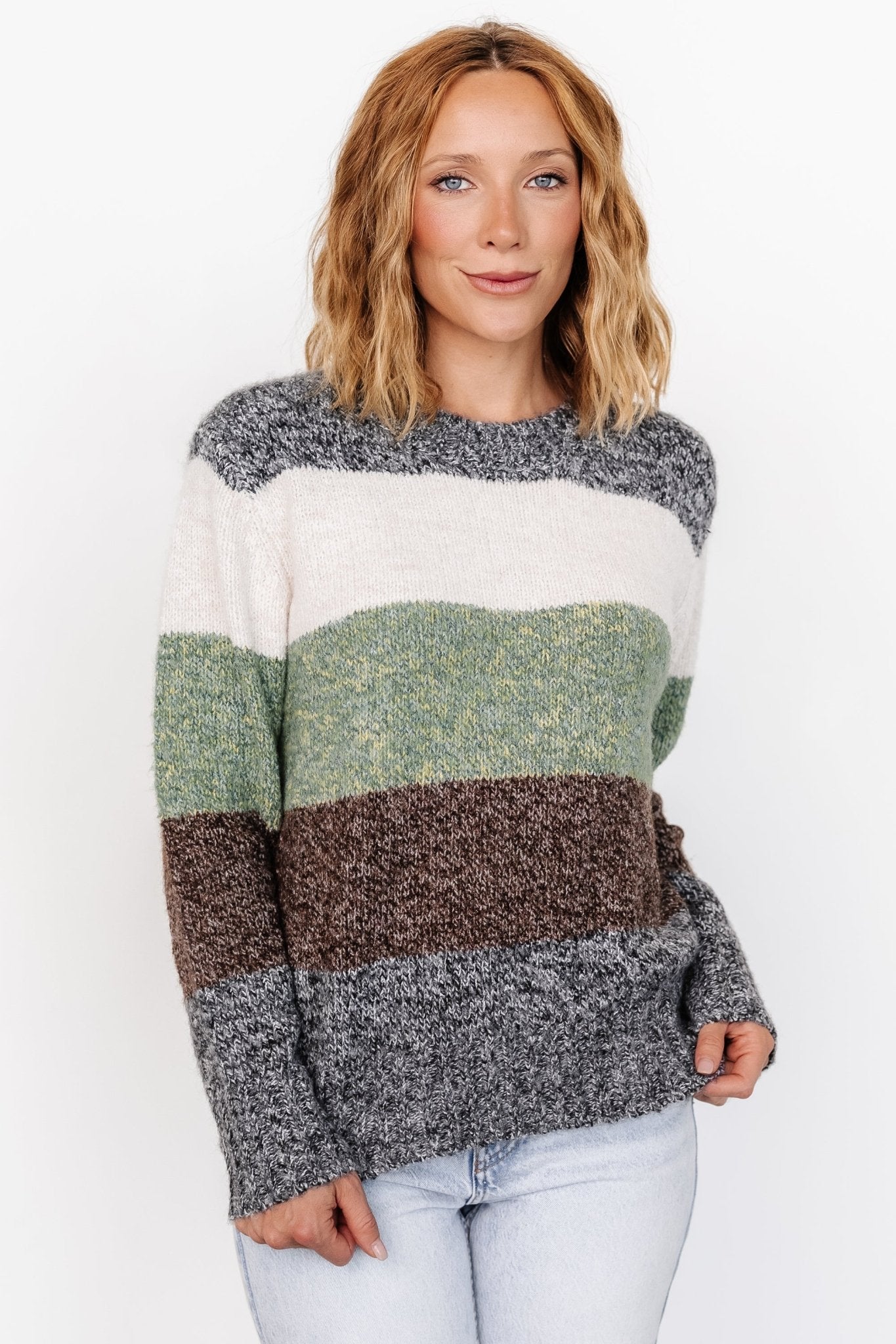 Ledger Sweater | Multi Stripe 2025 Cheap Pice