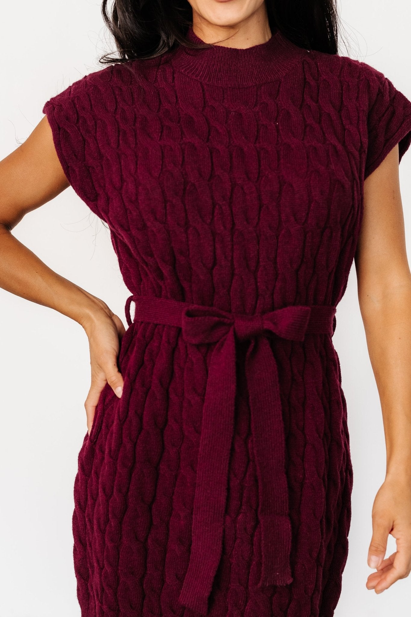 Kambri Cable Knit Sweater Dress | Mulberry Discount Order