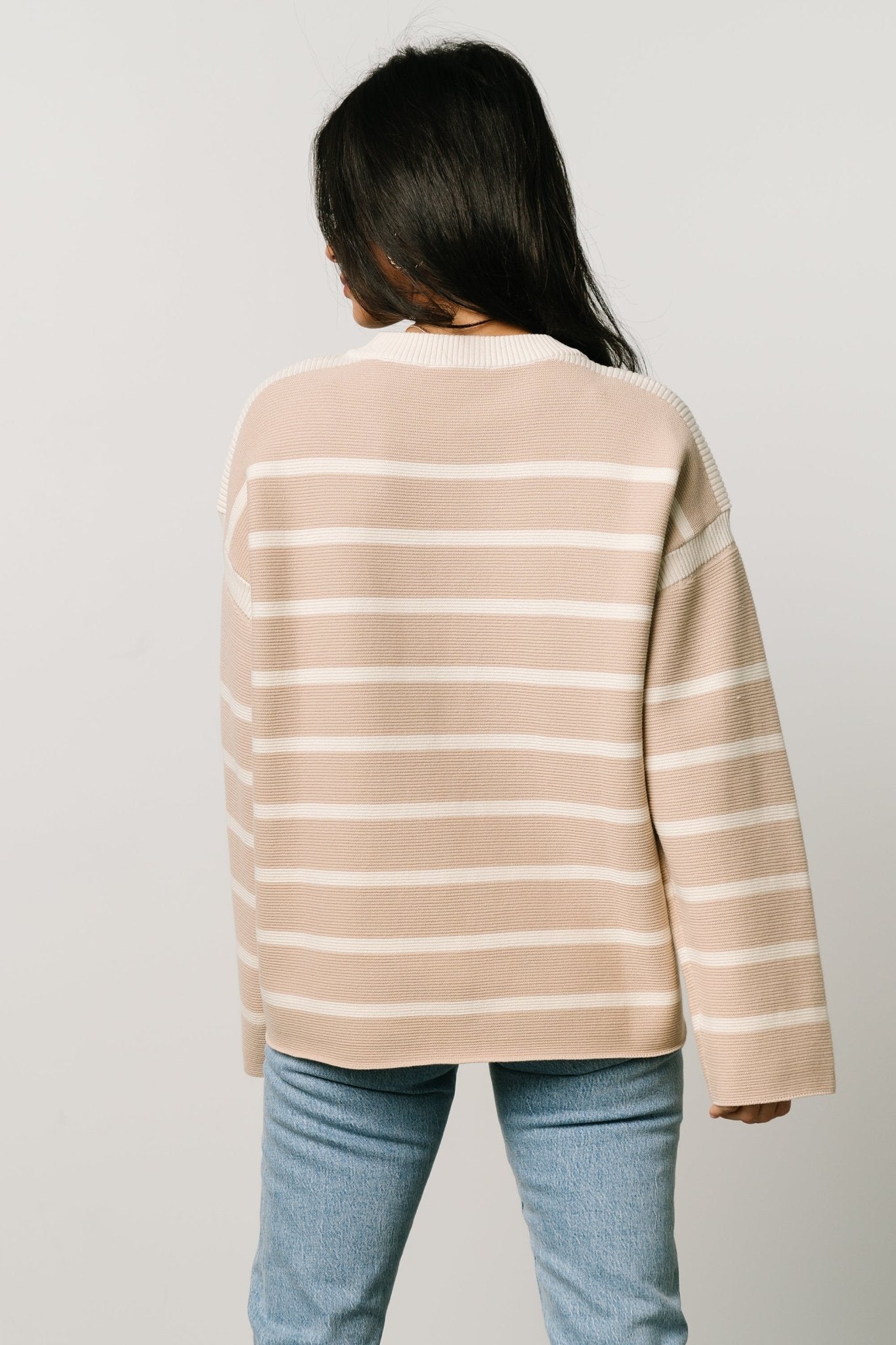 Conway Striped Sweater | Natural Buy Cheap Tumblr