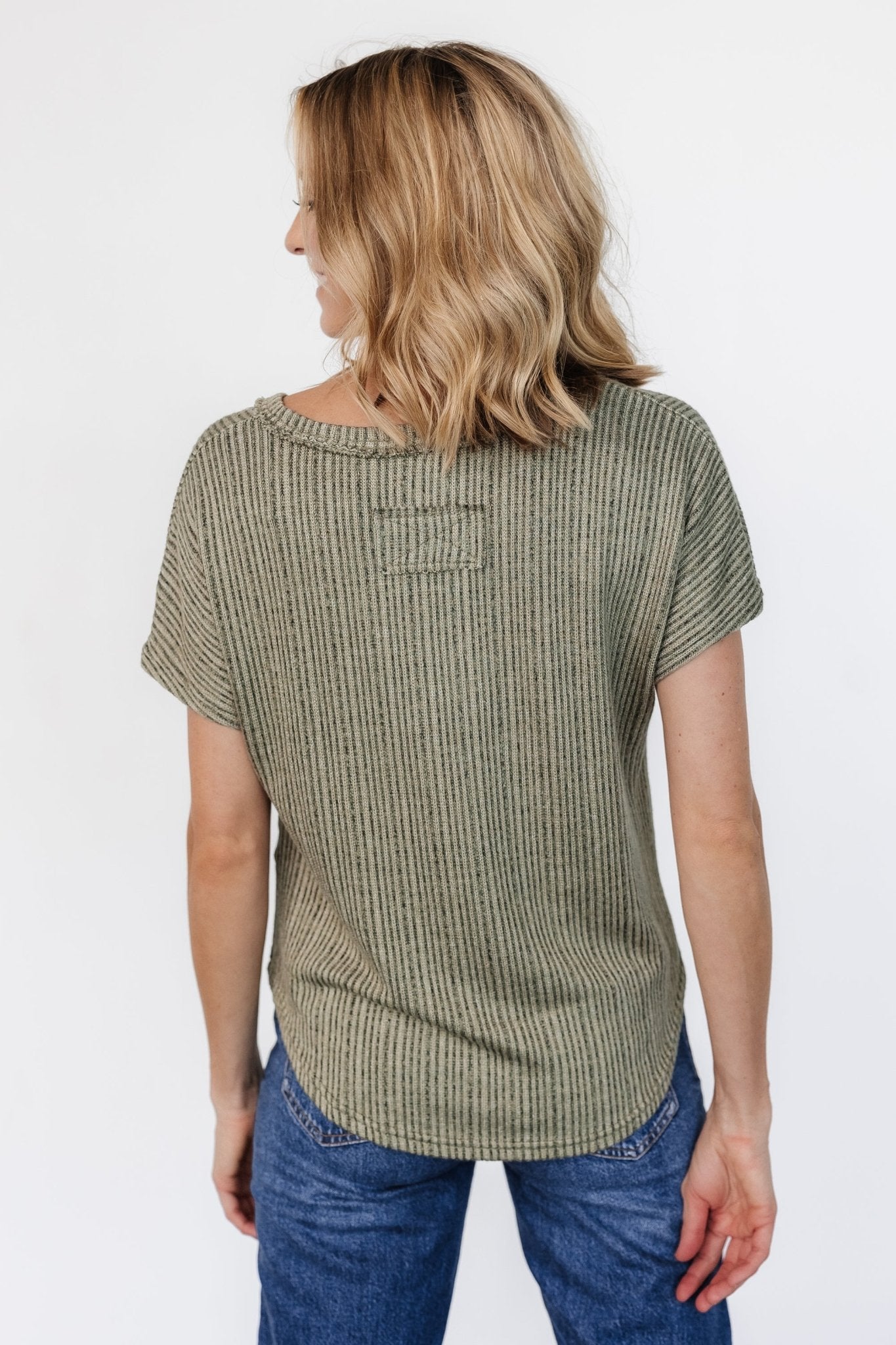 Tylee Knit Top | Dusty Olive Cheap Sale Many Kinds Of