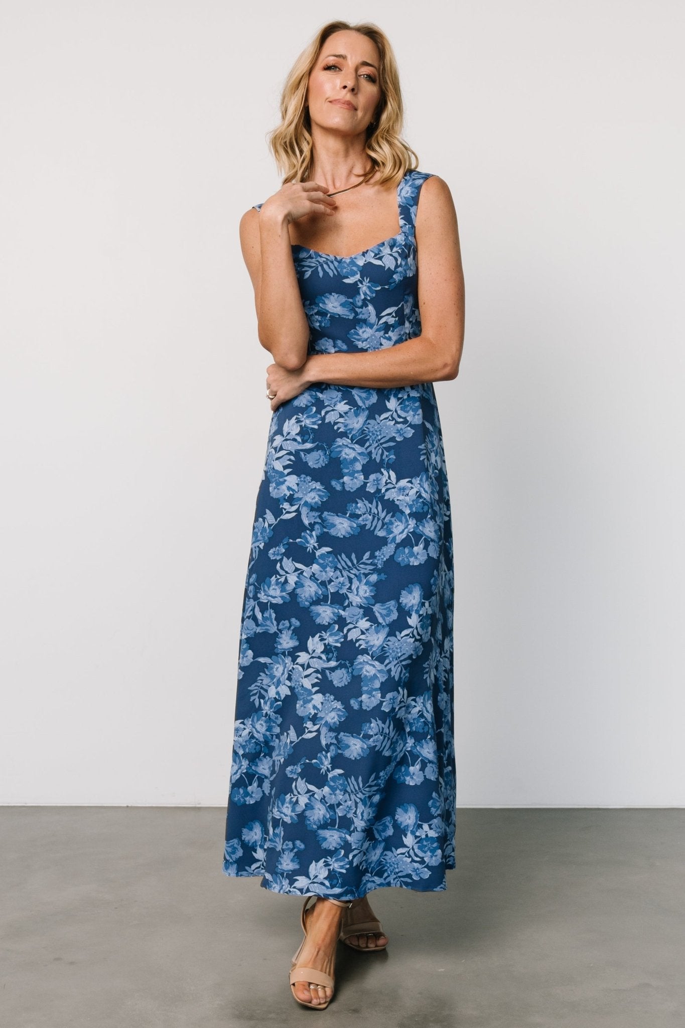 Mandy Maxi Dress | Blue Floral Best Place To Buy